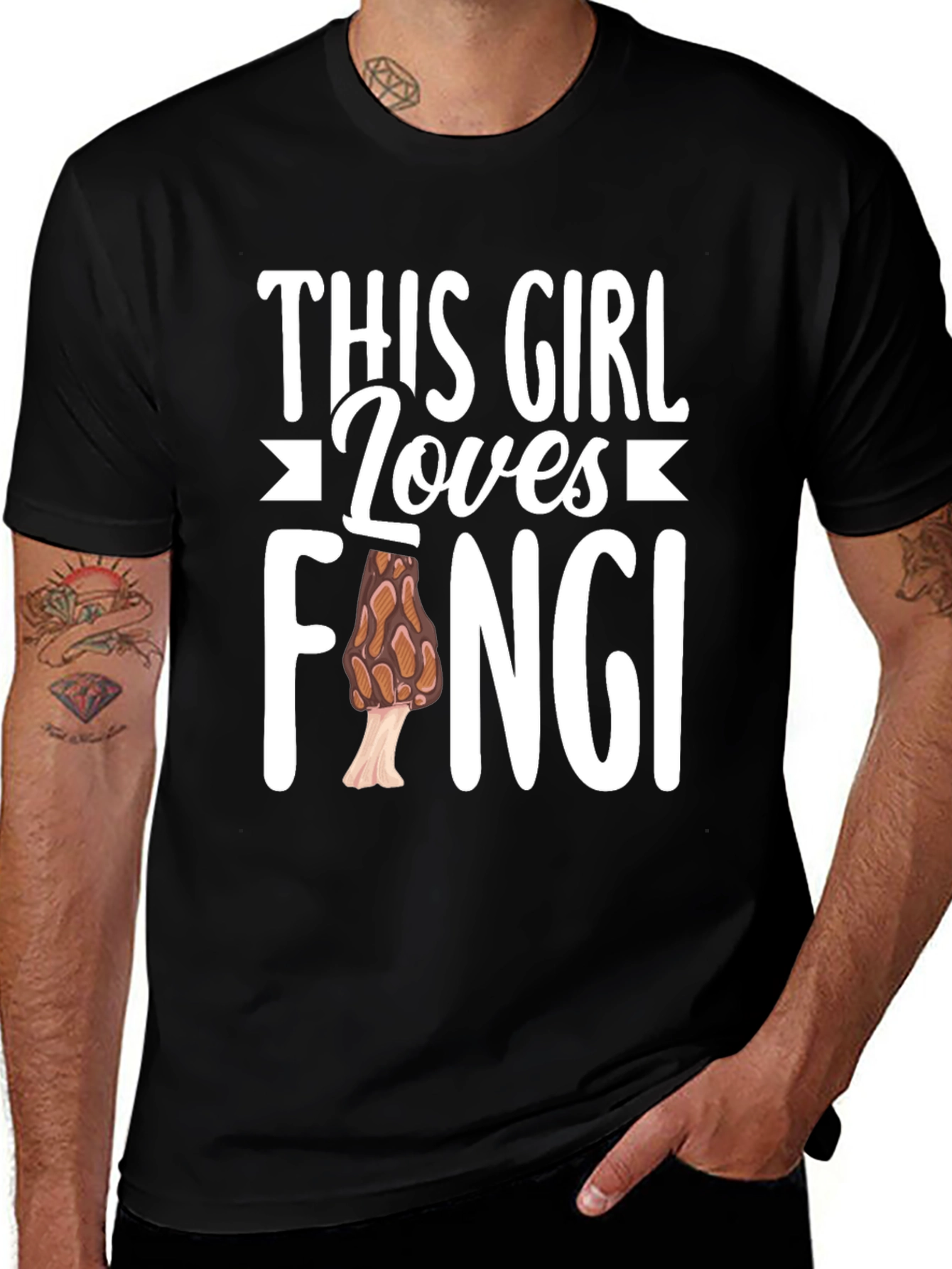 Variant 13 of This Girl Loves Fungi Graphic T-Shirt