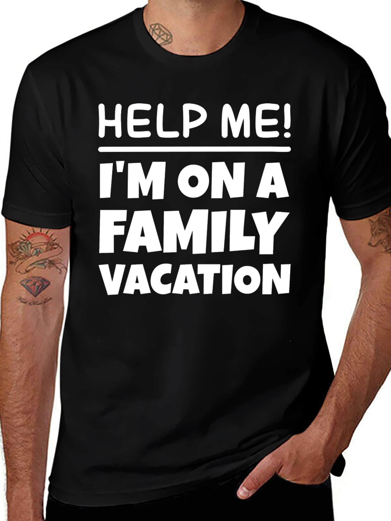 Variant 2 of Funny Family Vacation Graphic T-Shirt