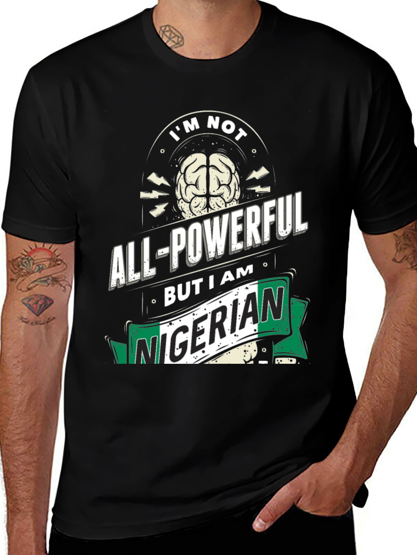Nigerian All-Powerful Brainy T-Shirt