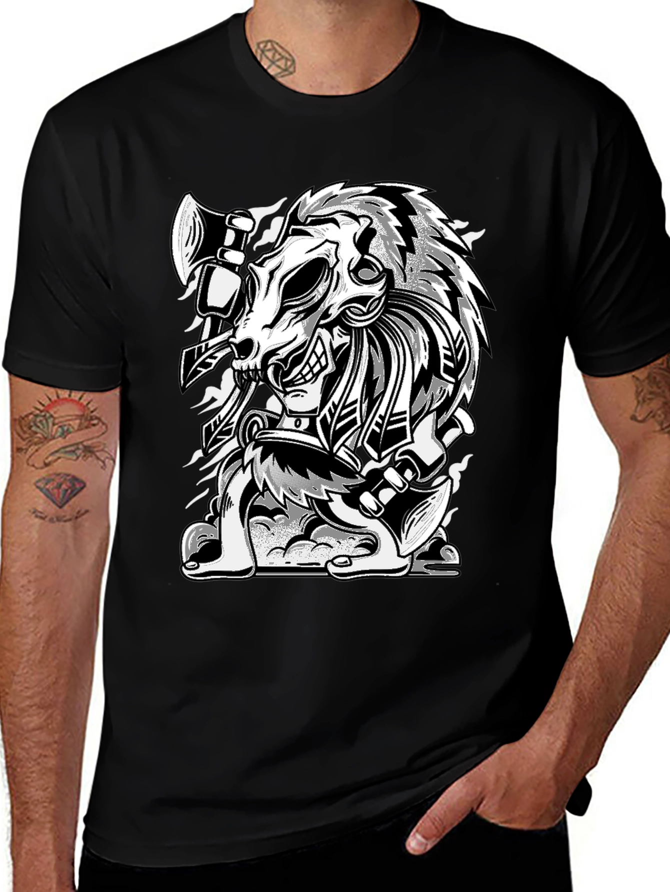Variant 24 of Grim Totem Graphic Tee