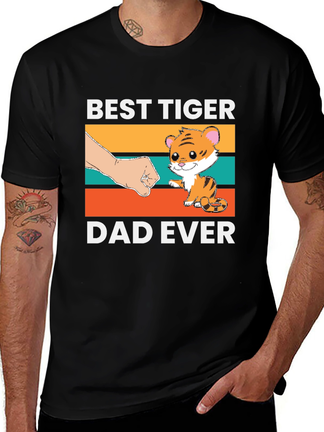 Variant 10 of Best Tiger Dad Ever T-Shirt