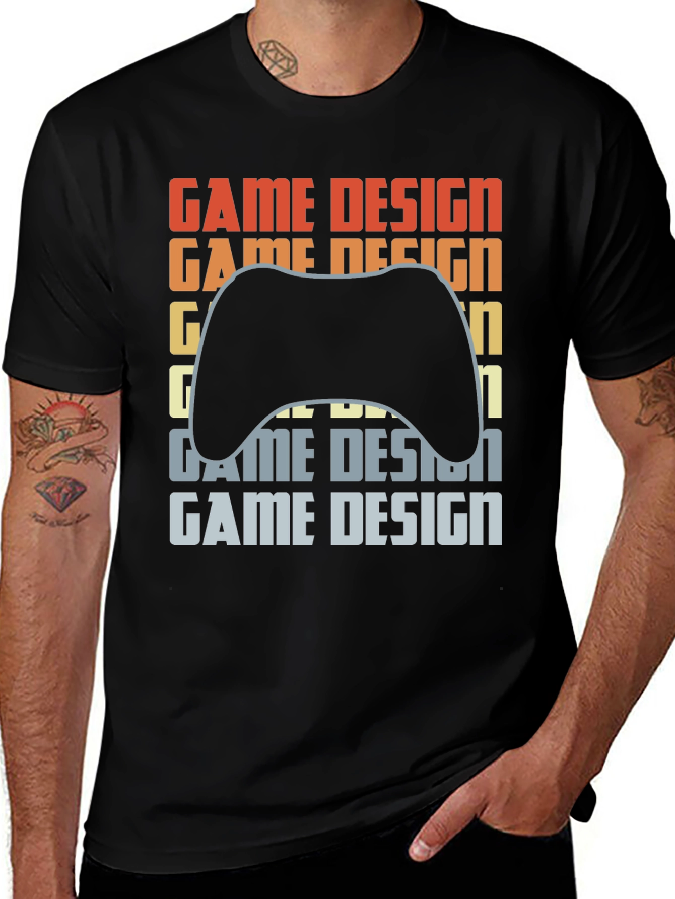 Variant 5 of Retro Game Design T-Shirt - Gamer Style