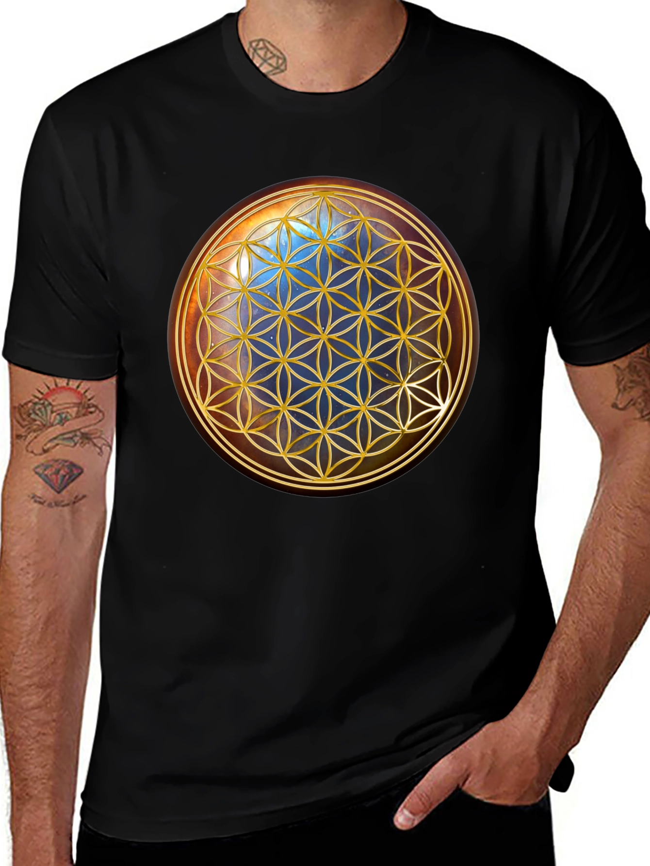 Variant 24 of Flower of Life Graphic T-Shirt