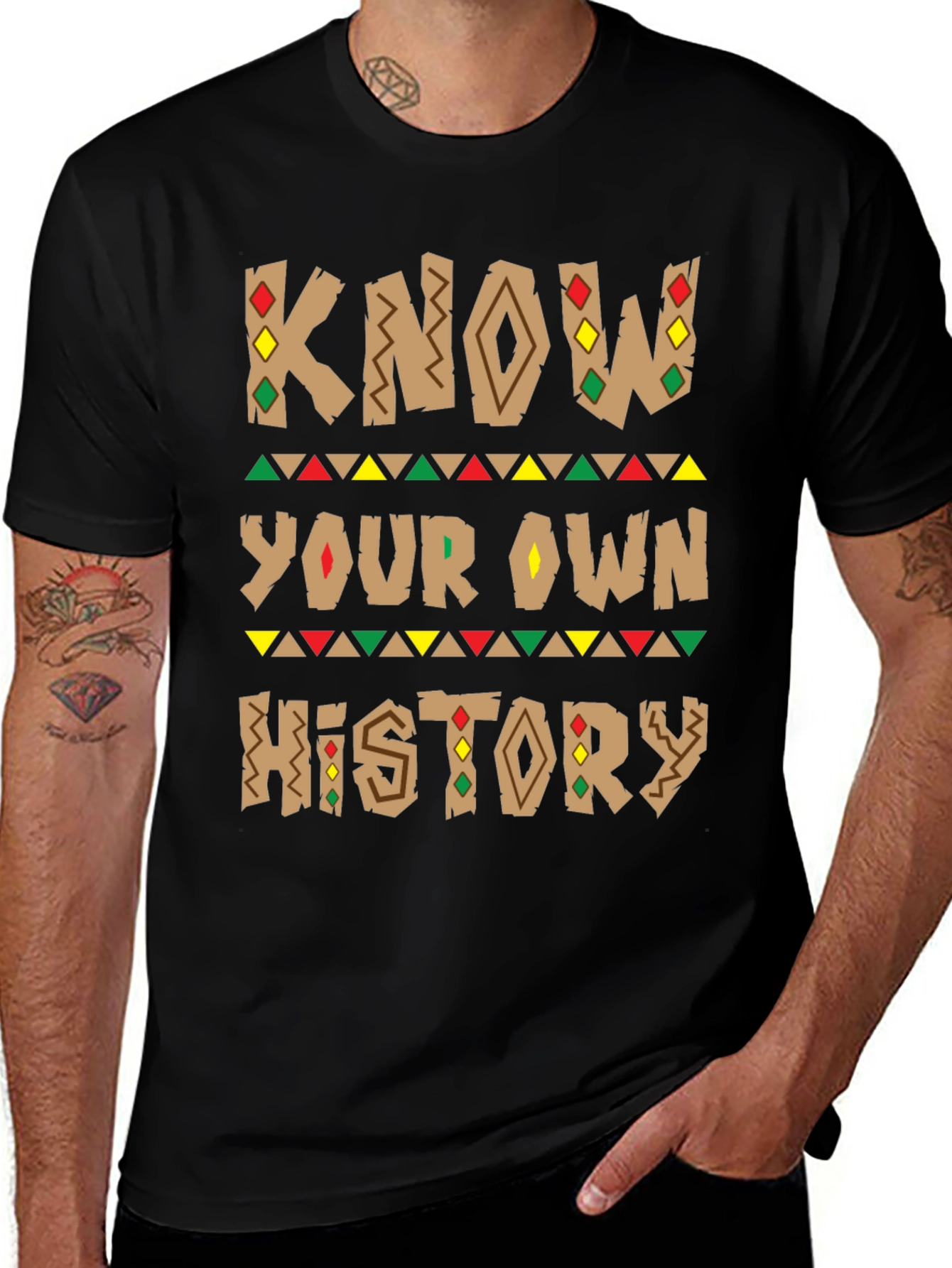 Know Your Own History T-Shirt - Black Pride Apparel