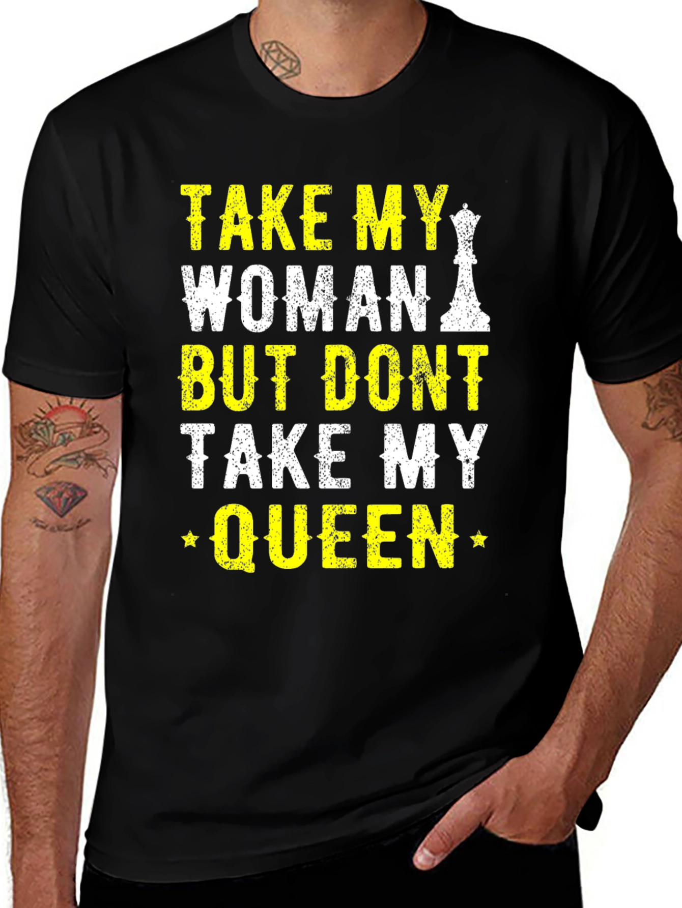 Variant 16 of Take My Woman Not Queen Chess T-Shirt