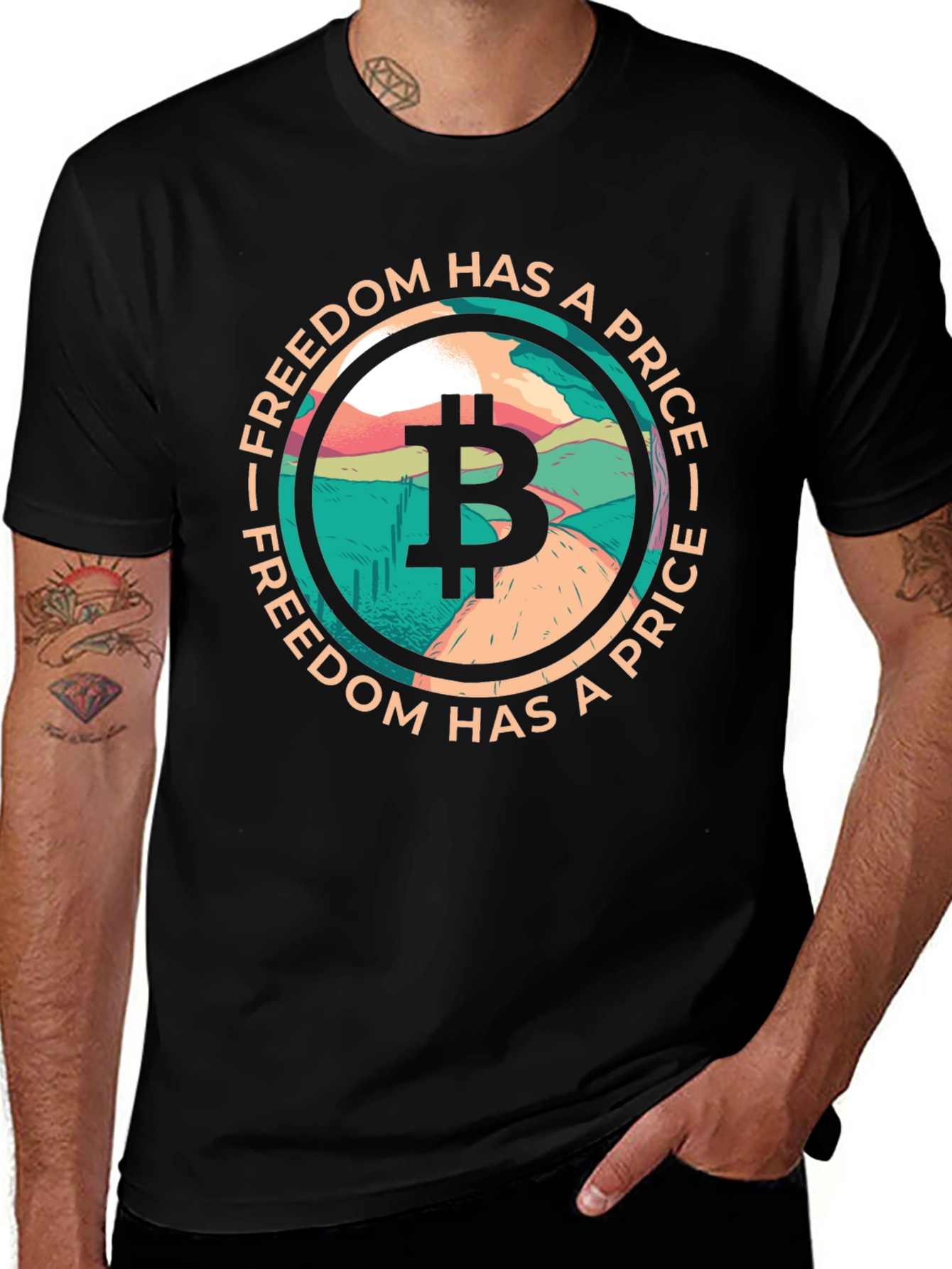 Bitcoin Freedom T-Shirt: Crypto Apparel