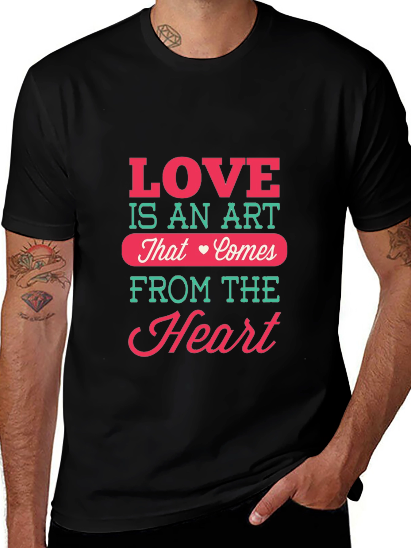 Variant 20 of Love is an Art T-Shirt