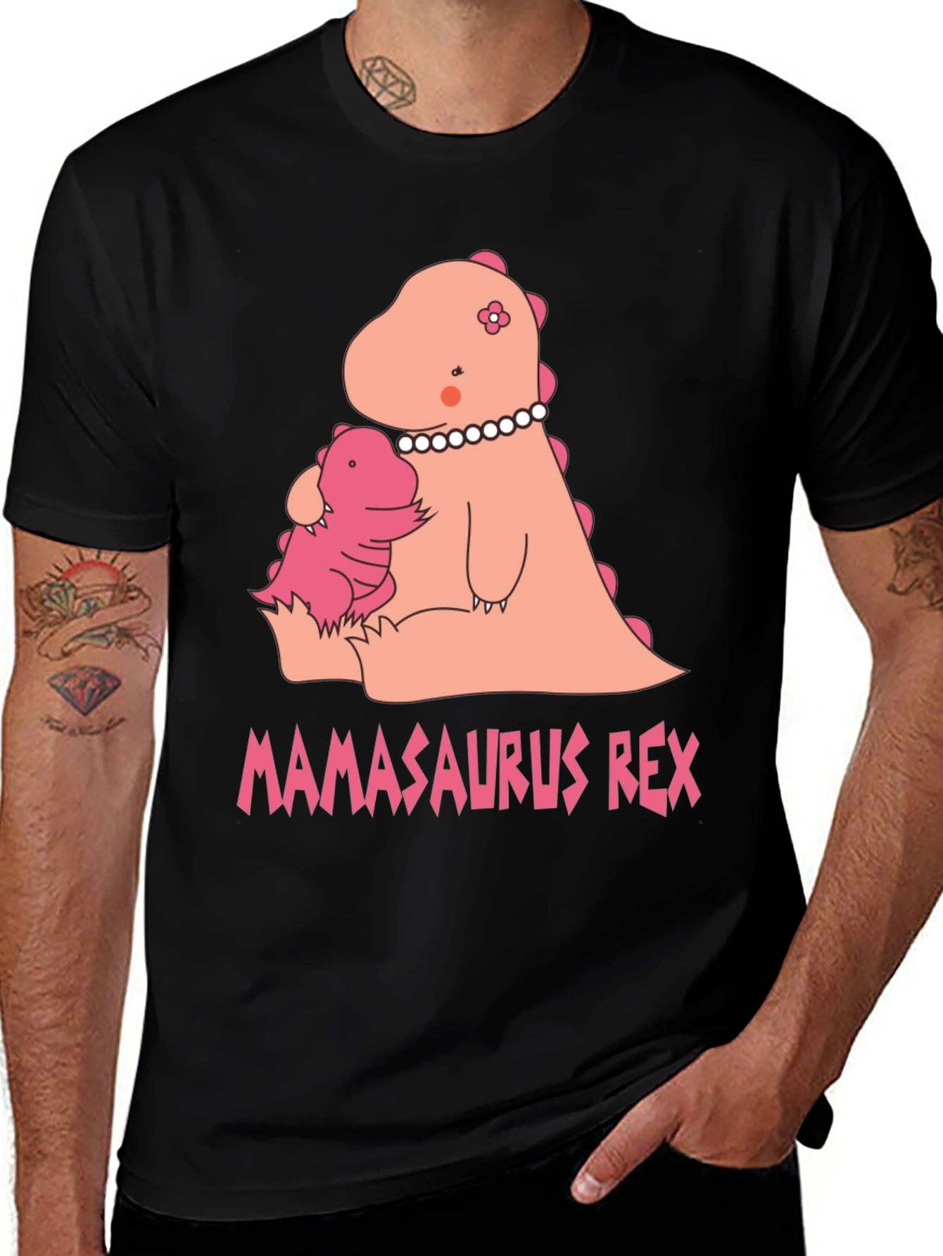 Mamasaurus Rex T-Shirt - Cute Dinosaur Graphic Tee