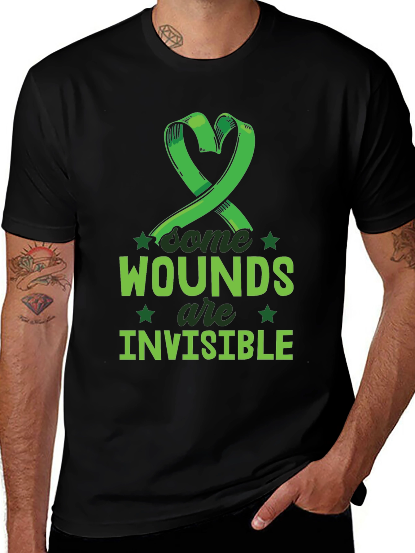 Variant 21 of Invisible Wounds Awareness Tee