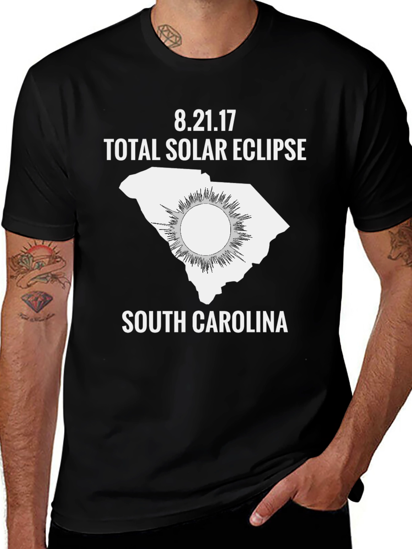 8.21.17 Total Solar Eclipse South Carolina T-Shirt