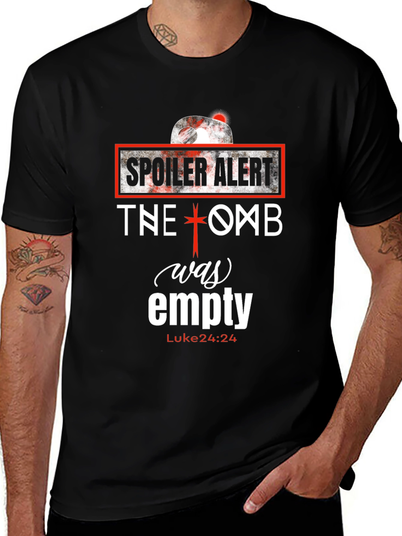 Spoiler Alert Tomb Empty Christian T-Shirt