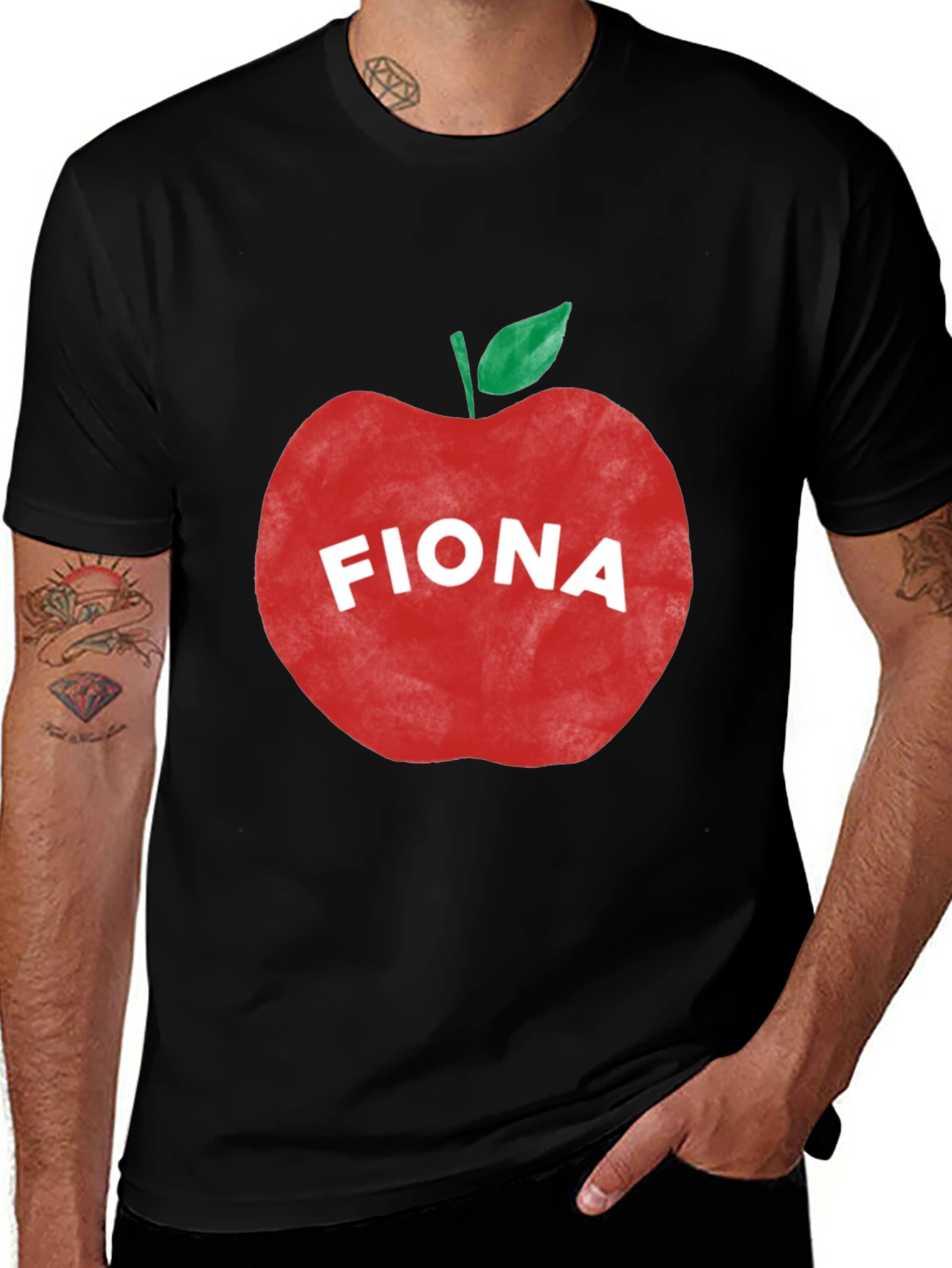 Variant 24 of Fiona Apple T-Shirt - Black Crew Neck, Personalized Name Gift
