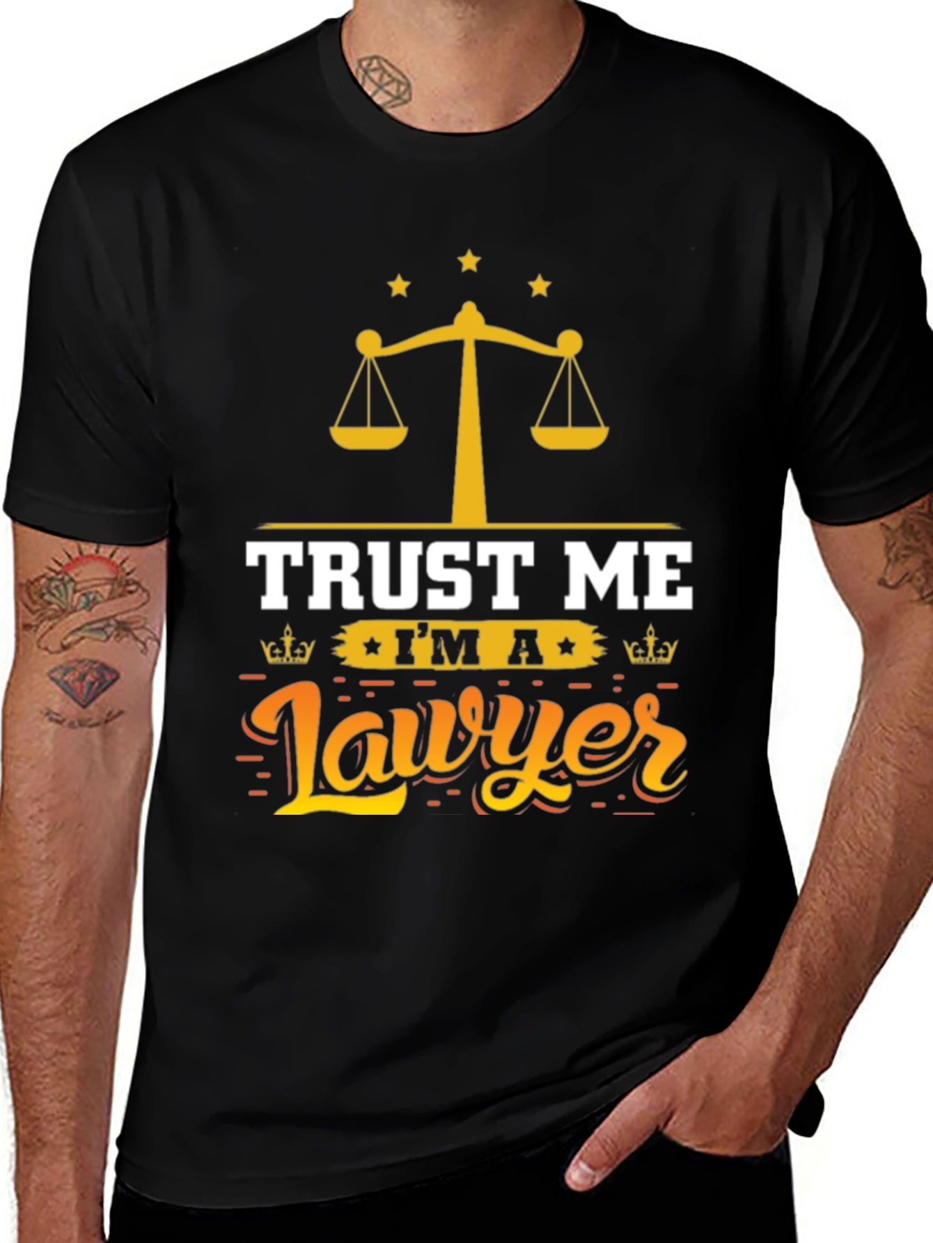 Variant 5 of Trust Me I'm a Lawyer Graphic Tee