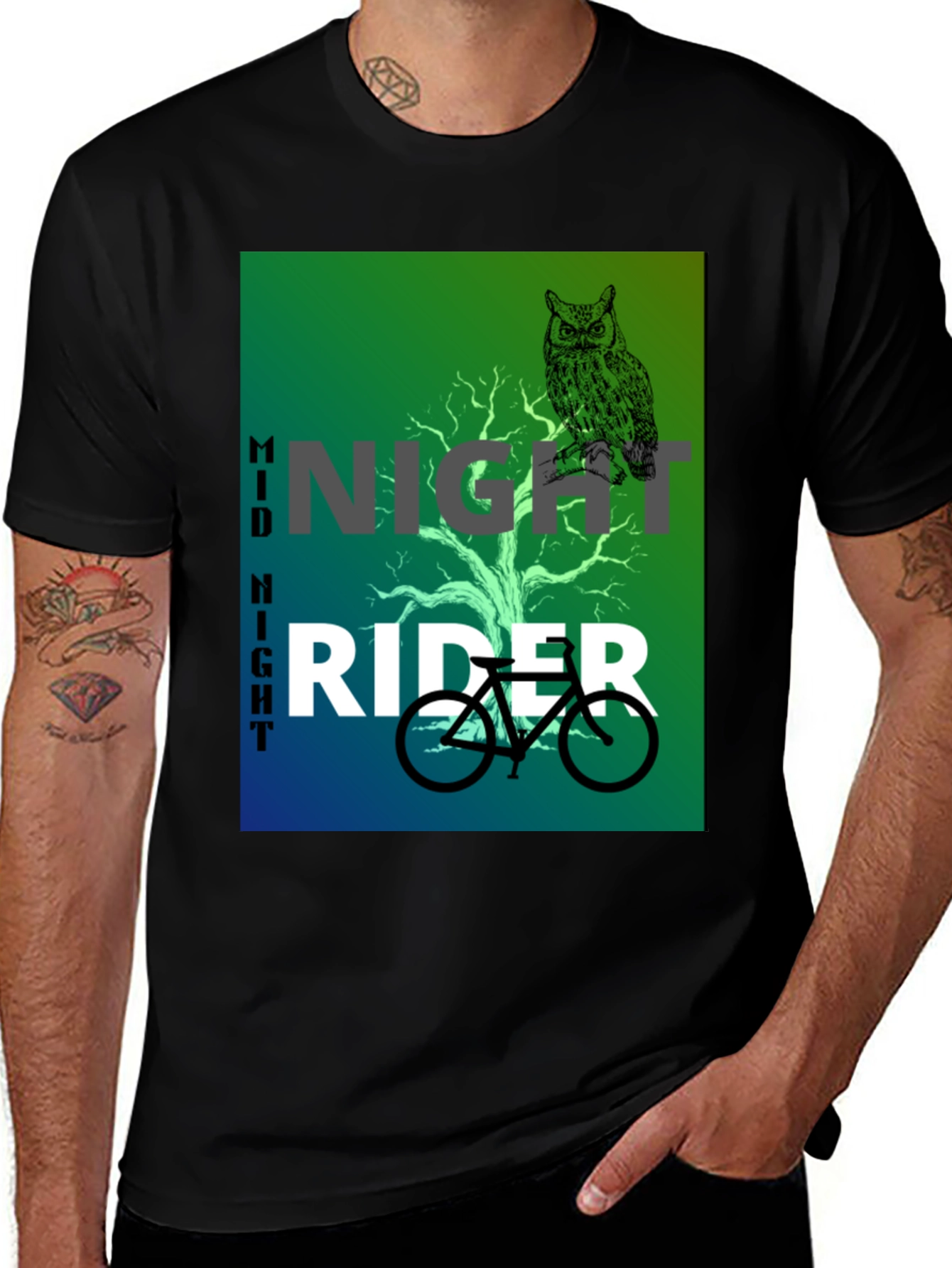 Variant 20 of Midnight Rider Graphic T-Shirt