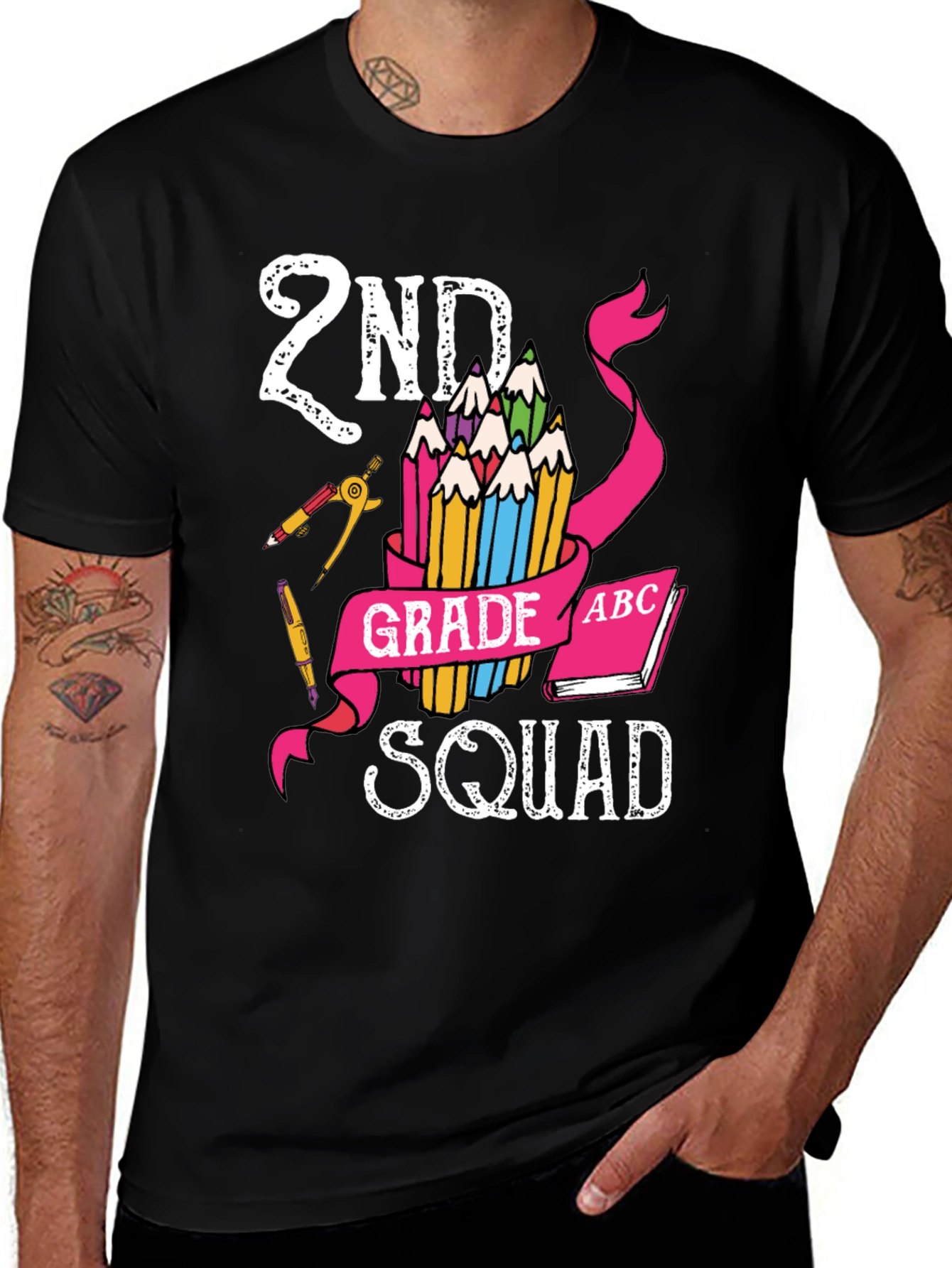 2nd Grade Squad T-Shirt - Back to School Teacher Tee