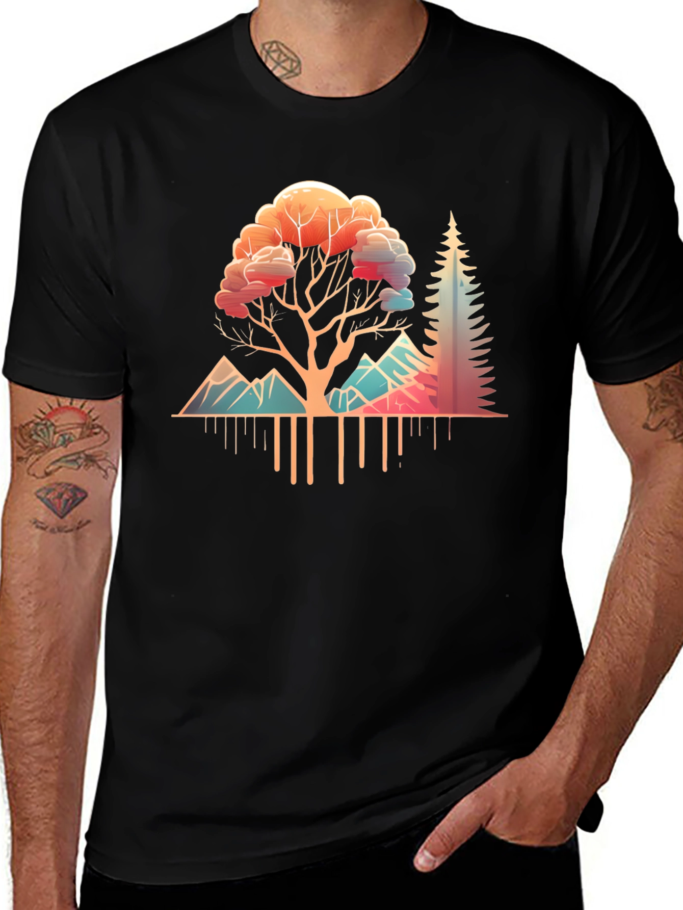 Variant 30 of Nature Inspired Graphic Tee