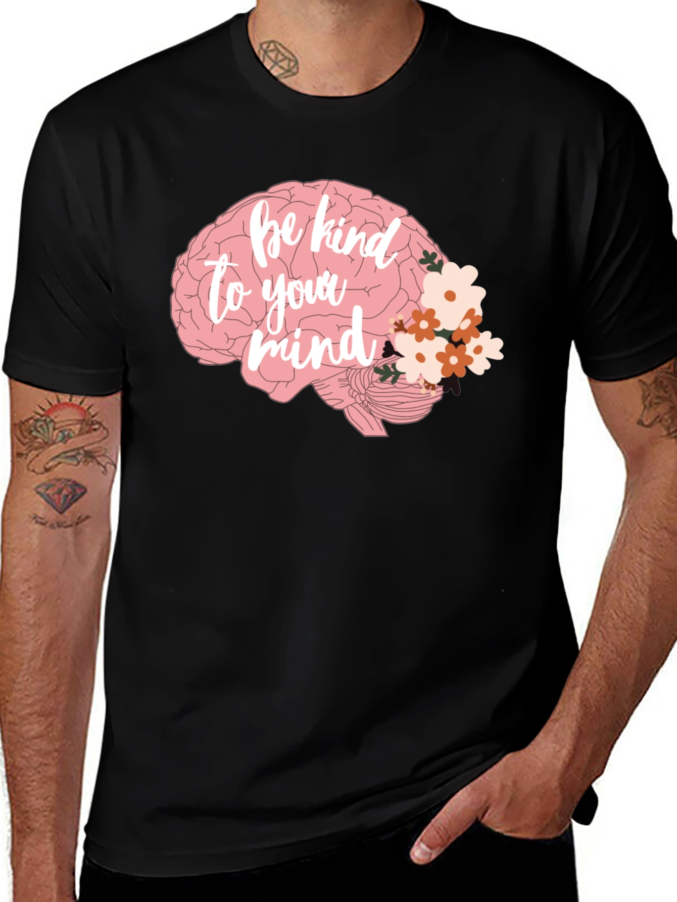 Variant 12 of Be Kind to Your Mind Graphic Tee