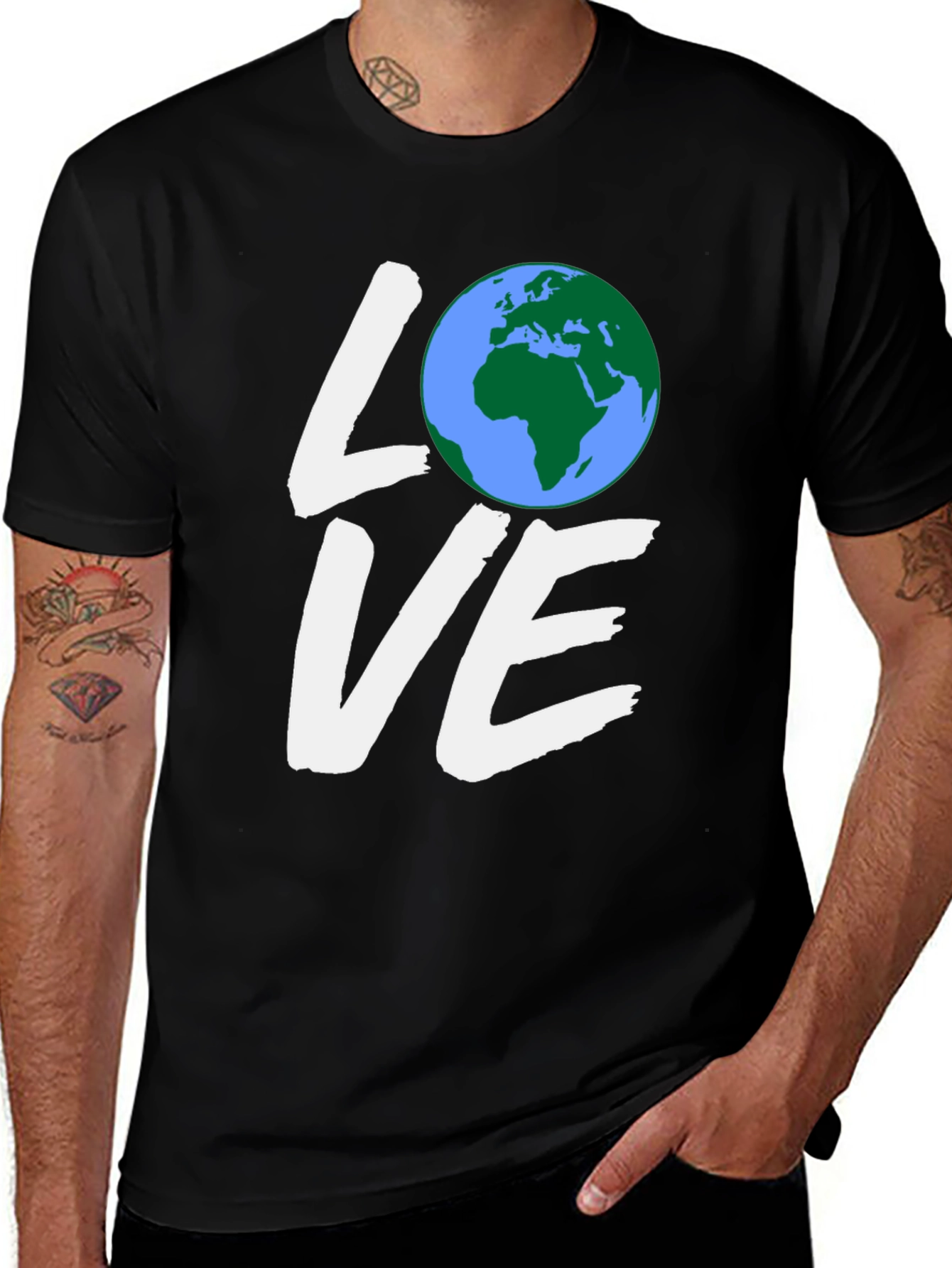 Variant 5 of Love Earth T-Shirt Save the Planet Tee