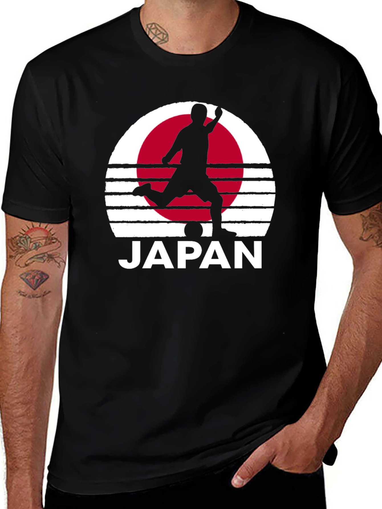 Japan Soccer T-Shirt - Black