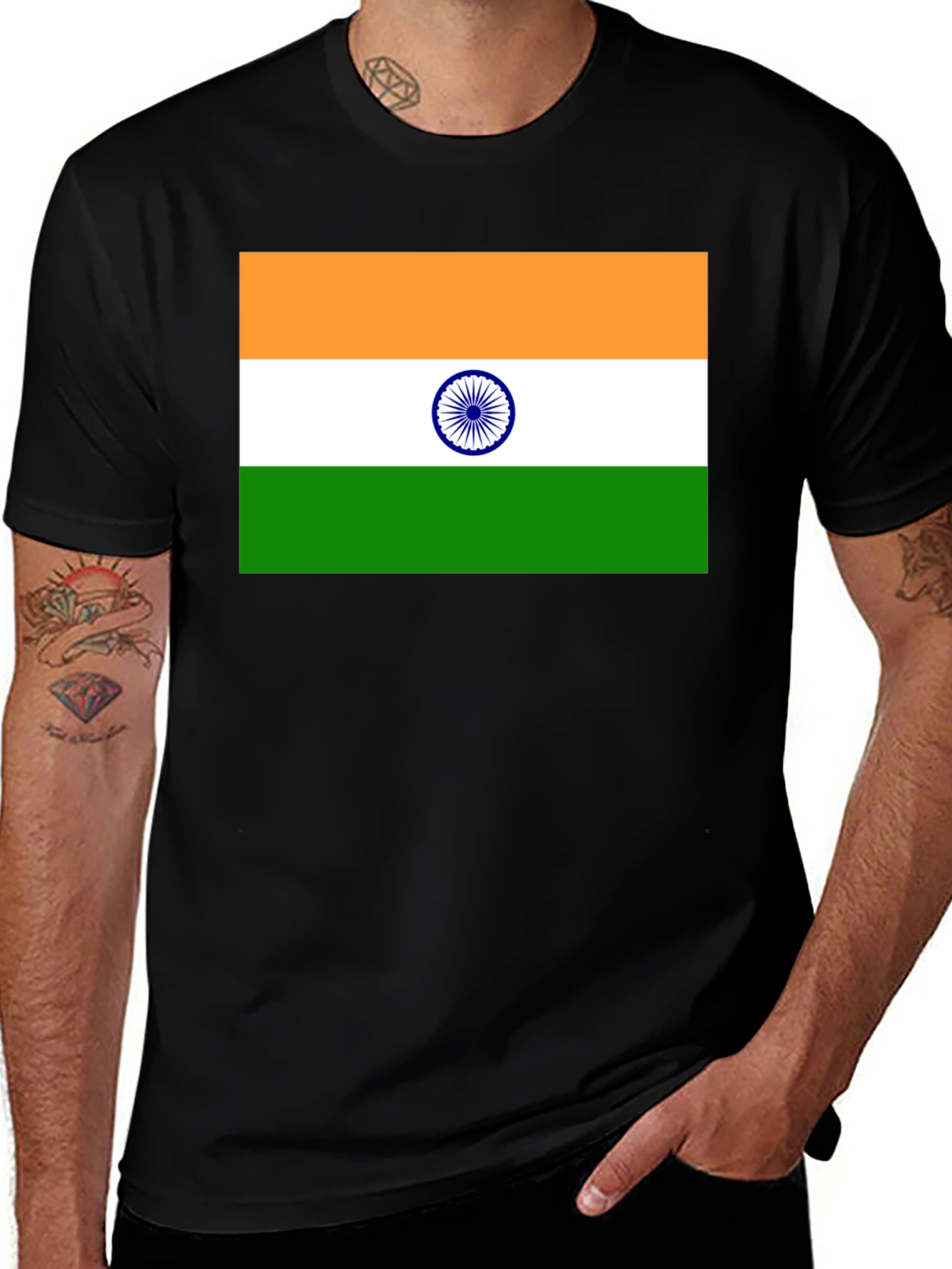 Variant 28 of India Flag T-Shirt - Patriot Pride