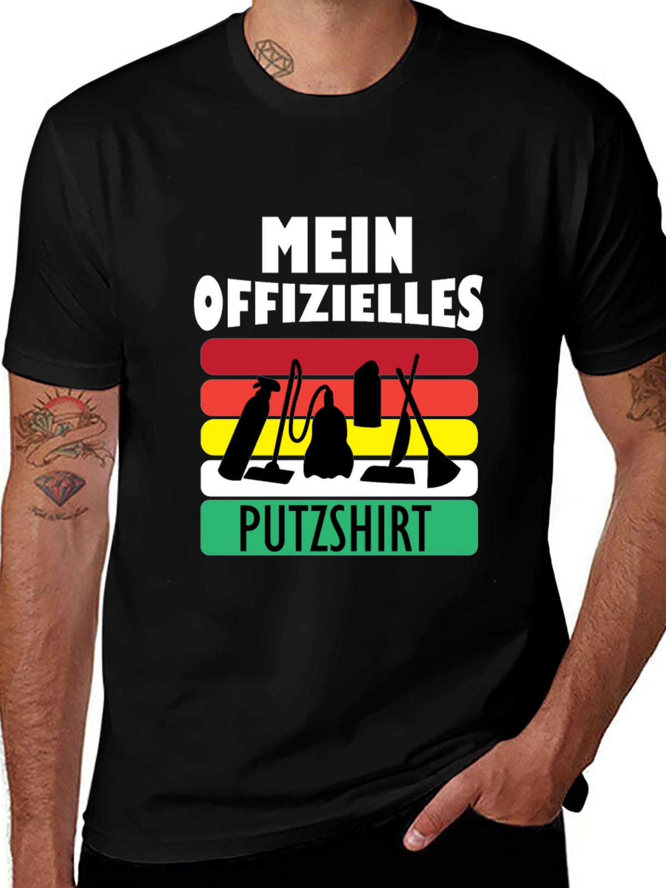 Variant 11 of Mein Offizielles Putzshirt Cleaning T-Shirt