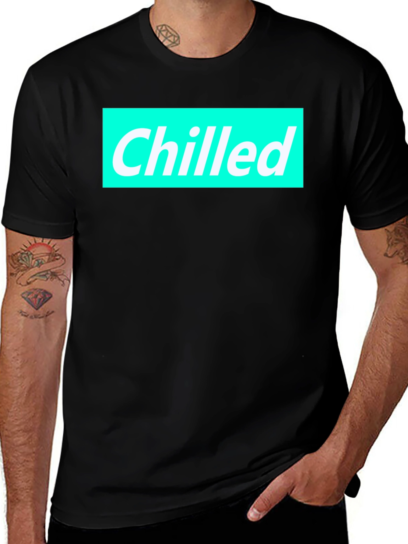 Variant 5 of Chilled Graphic Tee - Cool & Casual T-Shirt