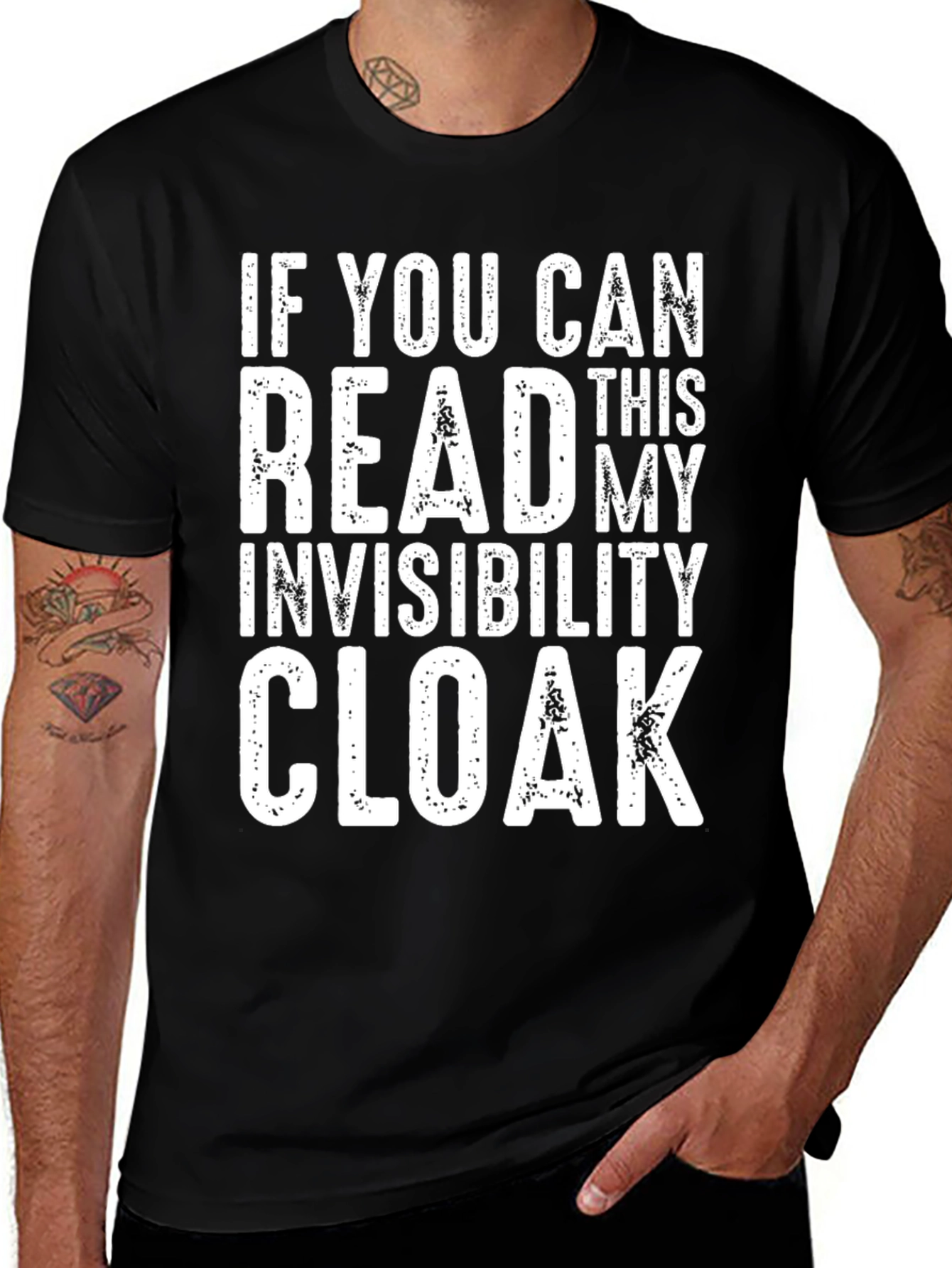 Invisibility Cloak Novelty T-Shirt