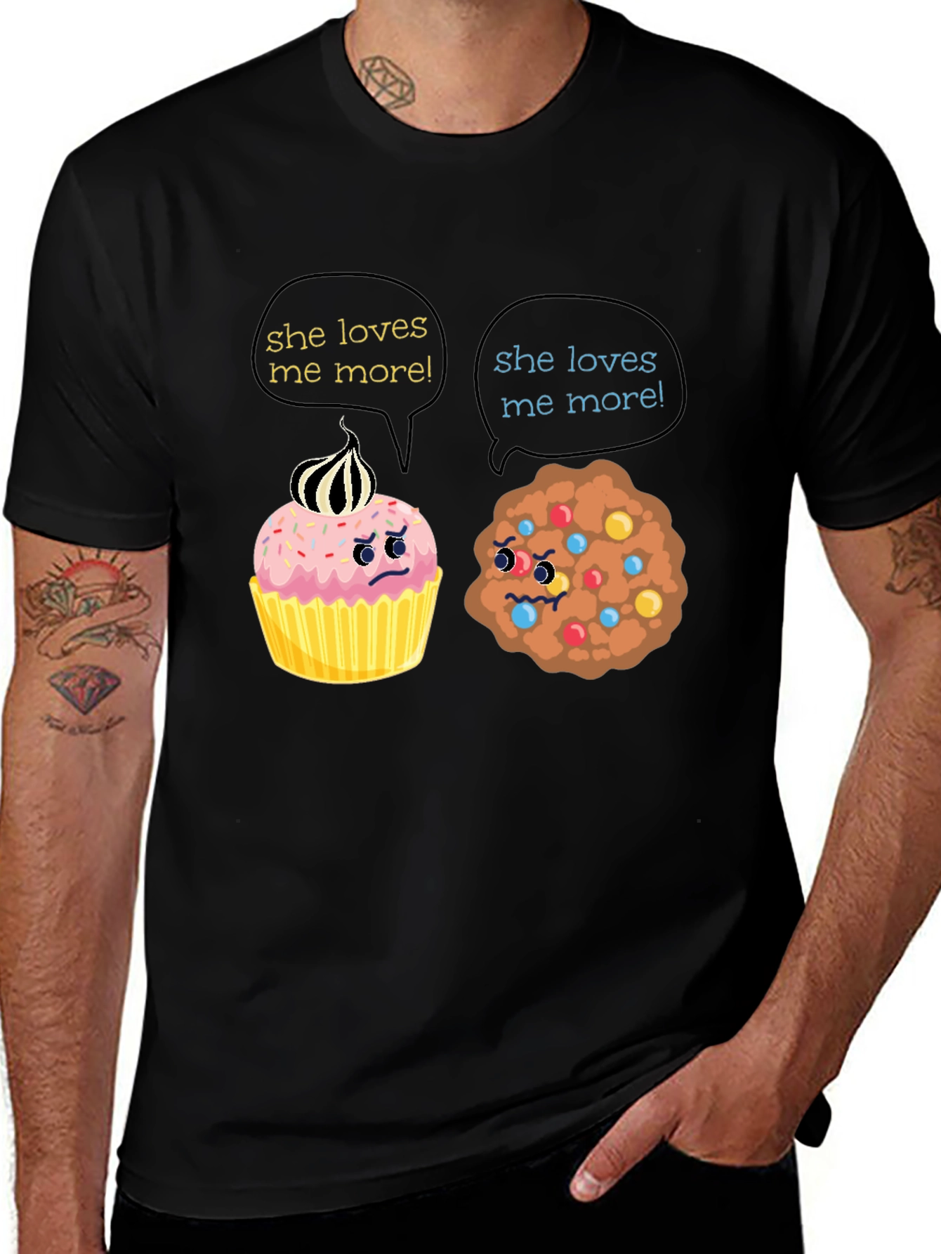 Variant 8 of Funny She Loves Me More T-Shirt