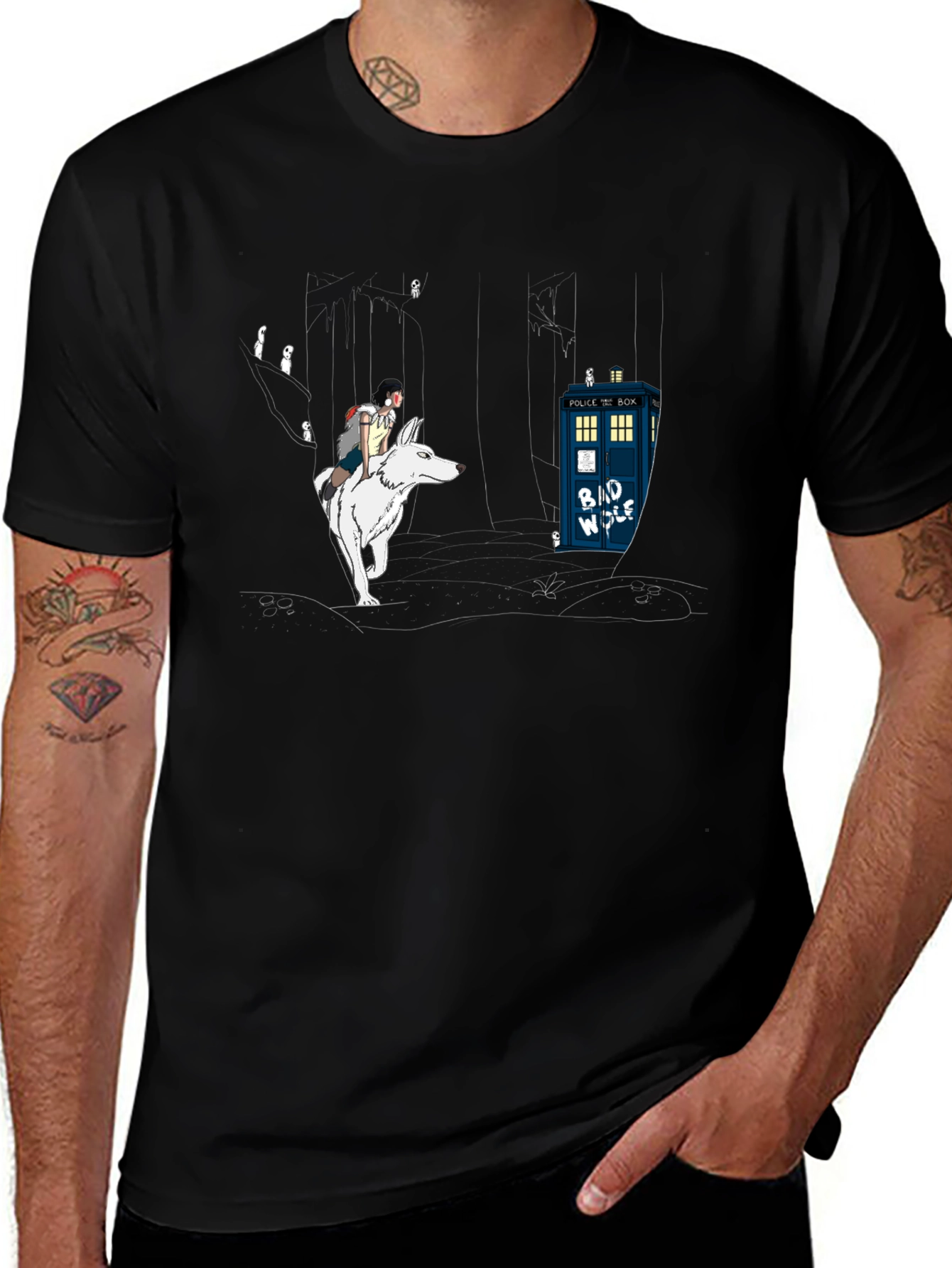 Variant 30 of Doctor Who Bad Wolf T-Shirt