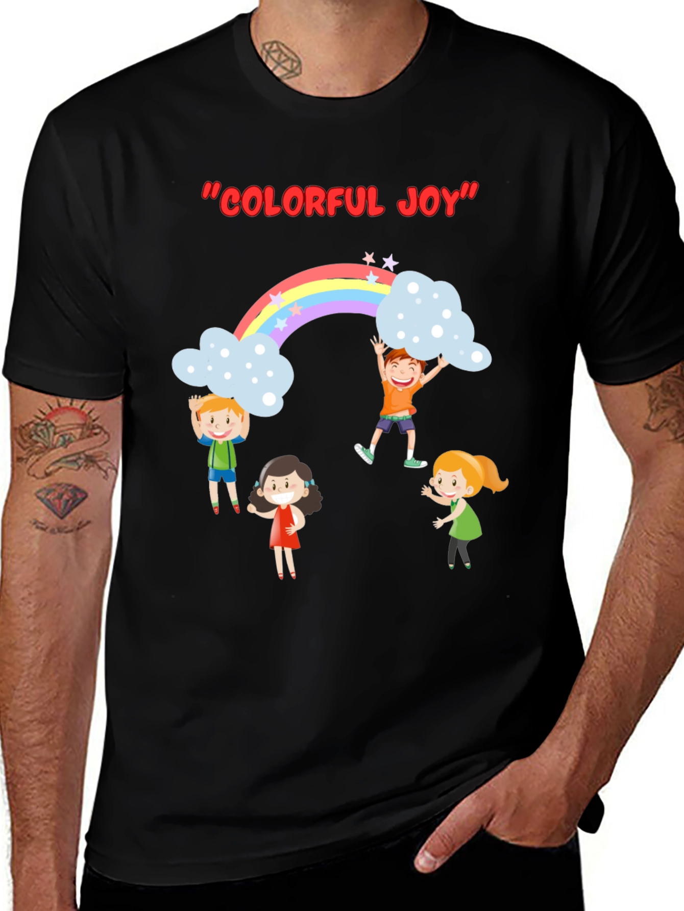 Variant 18 of Colorful Joy Kids Graphic T-Shirt