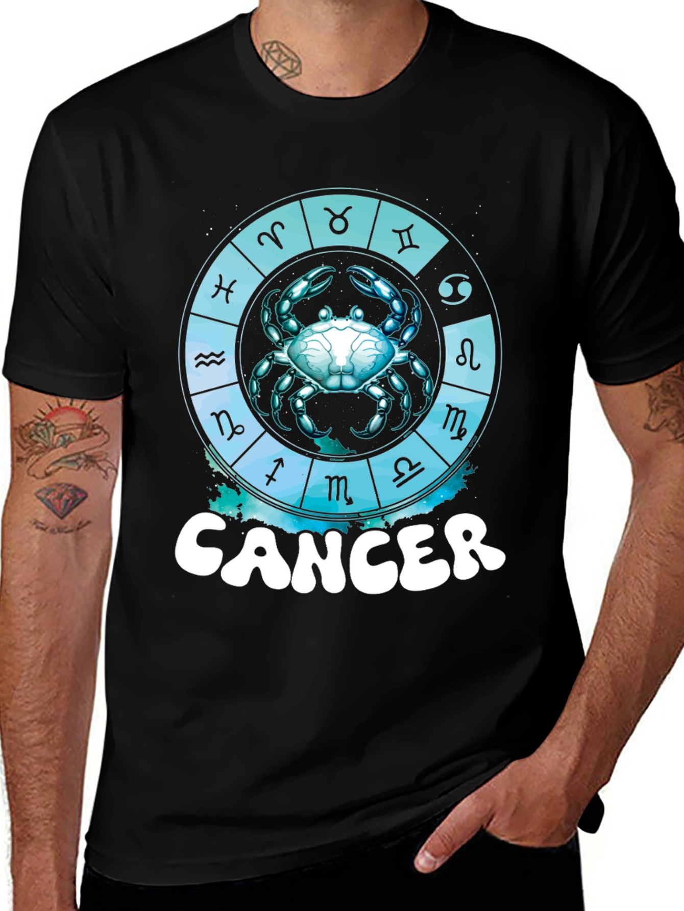 Cancer Zodiac T-Shirt - Astrology Sign Tee