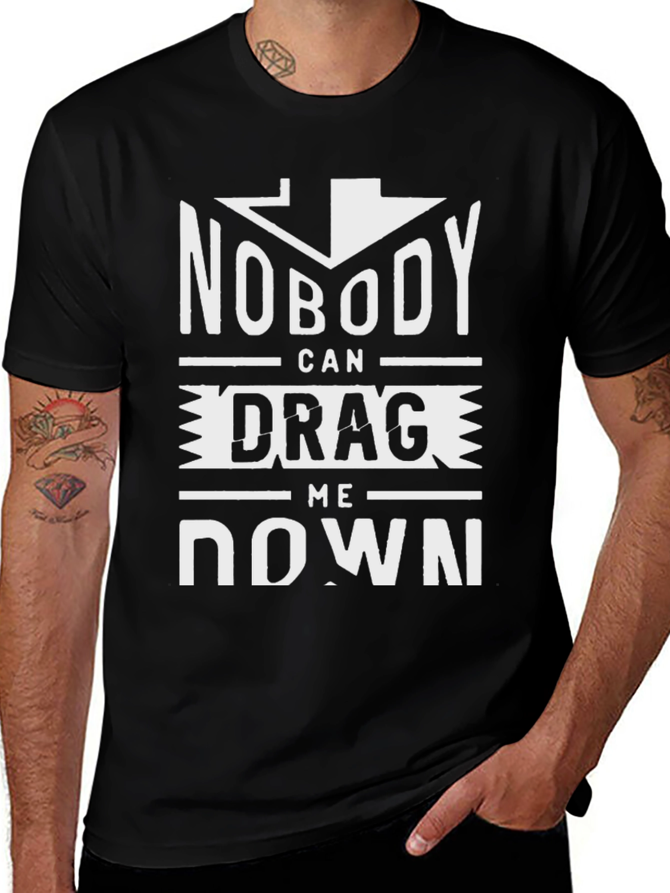 Variant 5 of Nobody Can Drag Me Down Graphic Tee