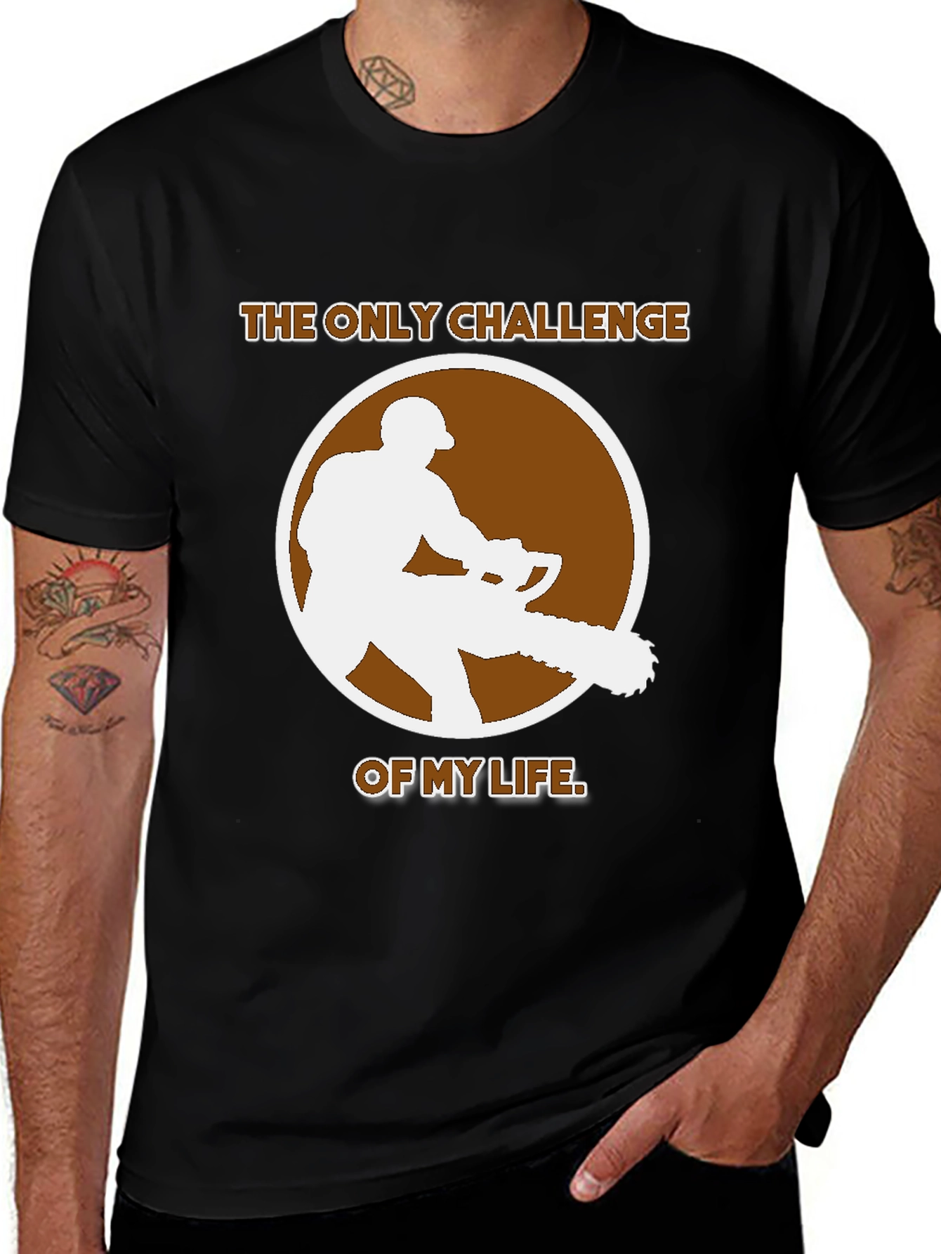 Variant 13 of Chainsaw Challenge Graphic Tee