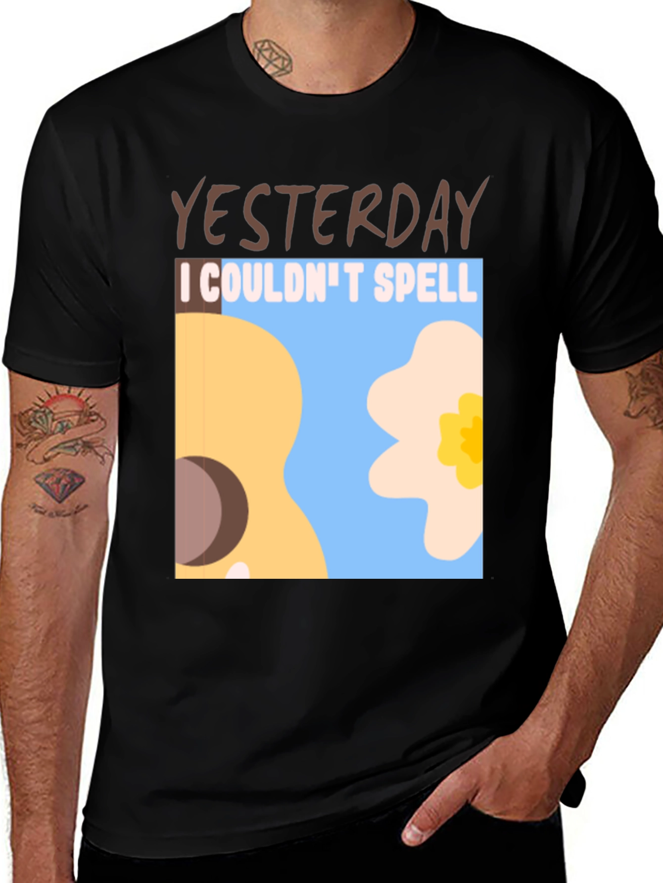 Variant 17 of Yesterday I Couldn't Spell T-Shirt