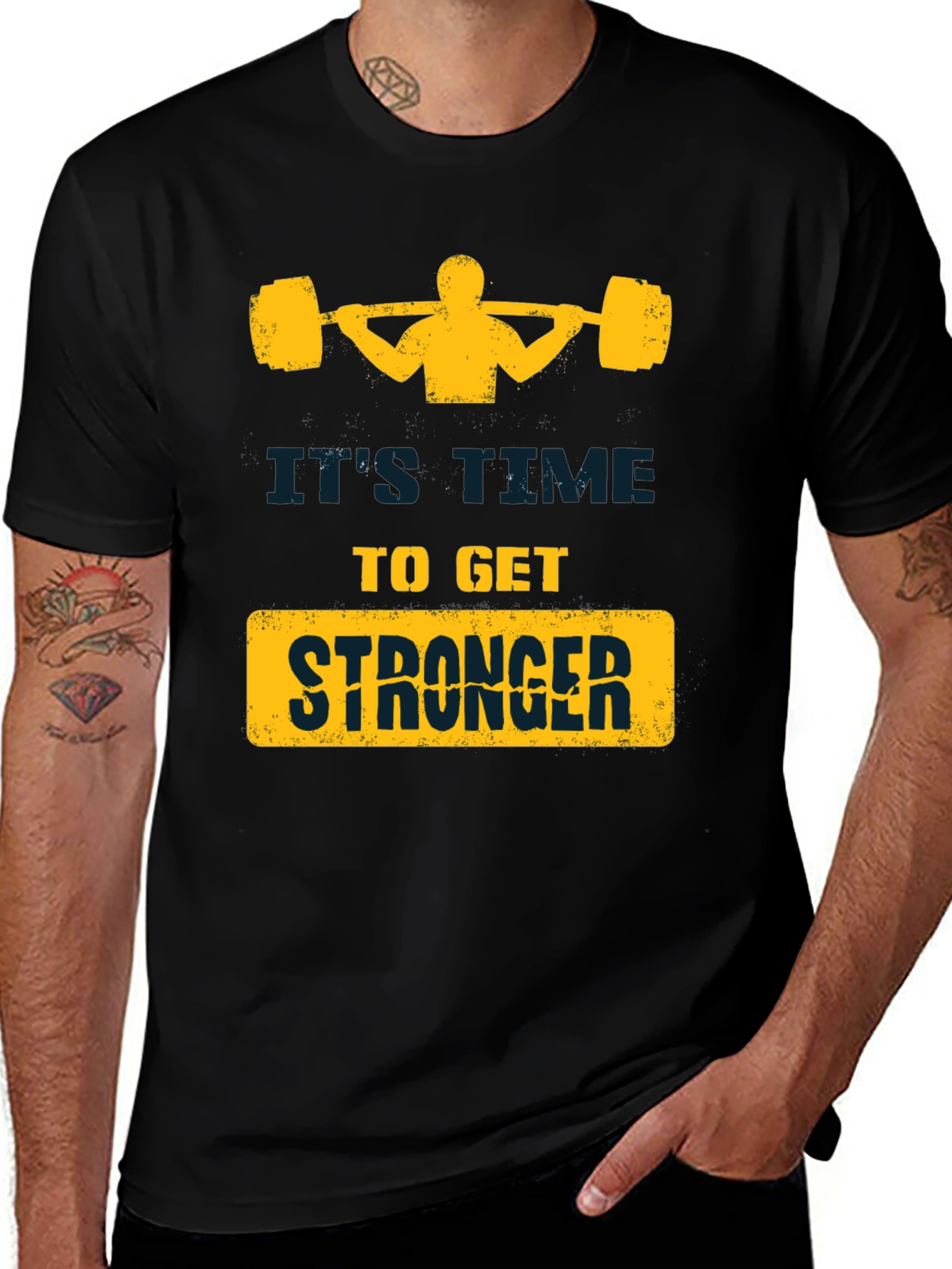 Variant 15 of It's Time To Get Stronger Graphic T-Shirt