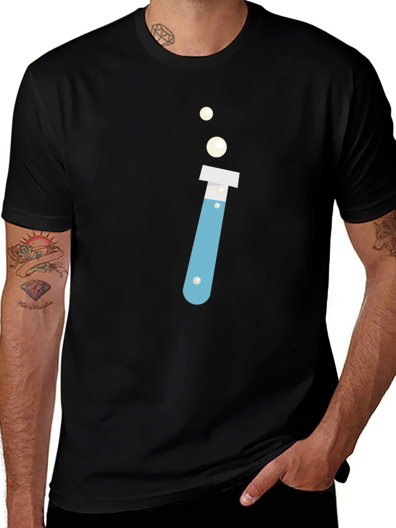 Variant 25 of Science Test Tube Graphic T-Shirt