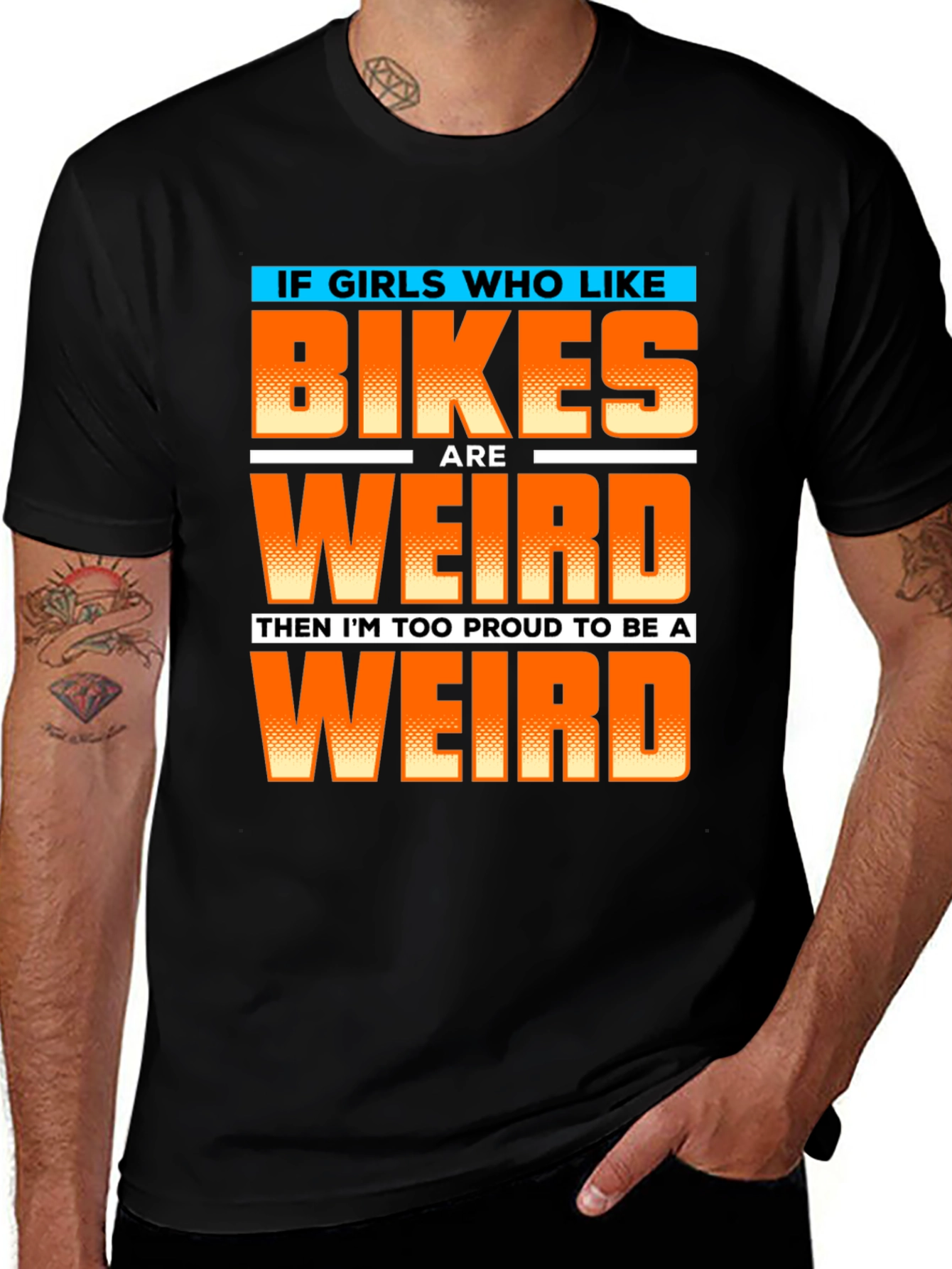 Variant 30 of Bikes are Weird Graphic Tee