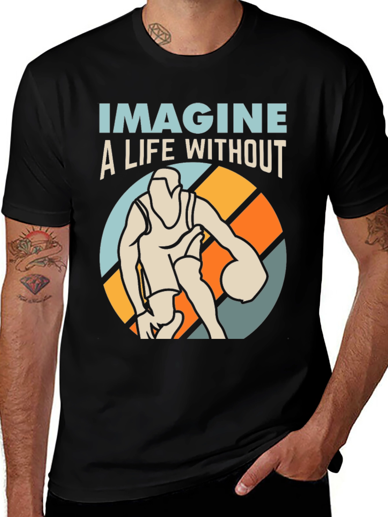 Variant 7 of Imagine a Life Without Basketball T-Shirt