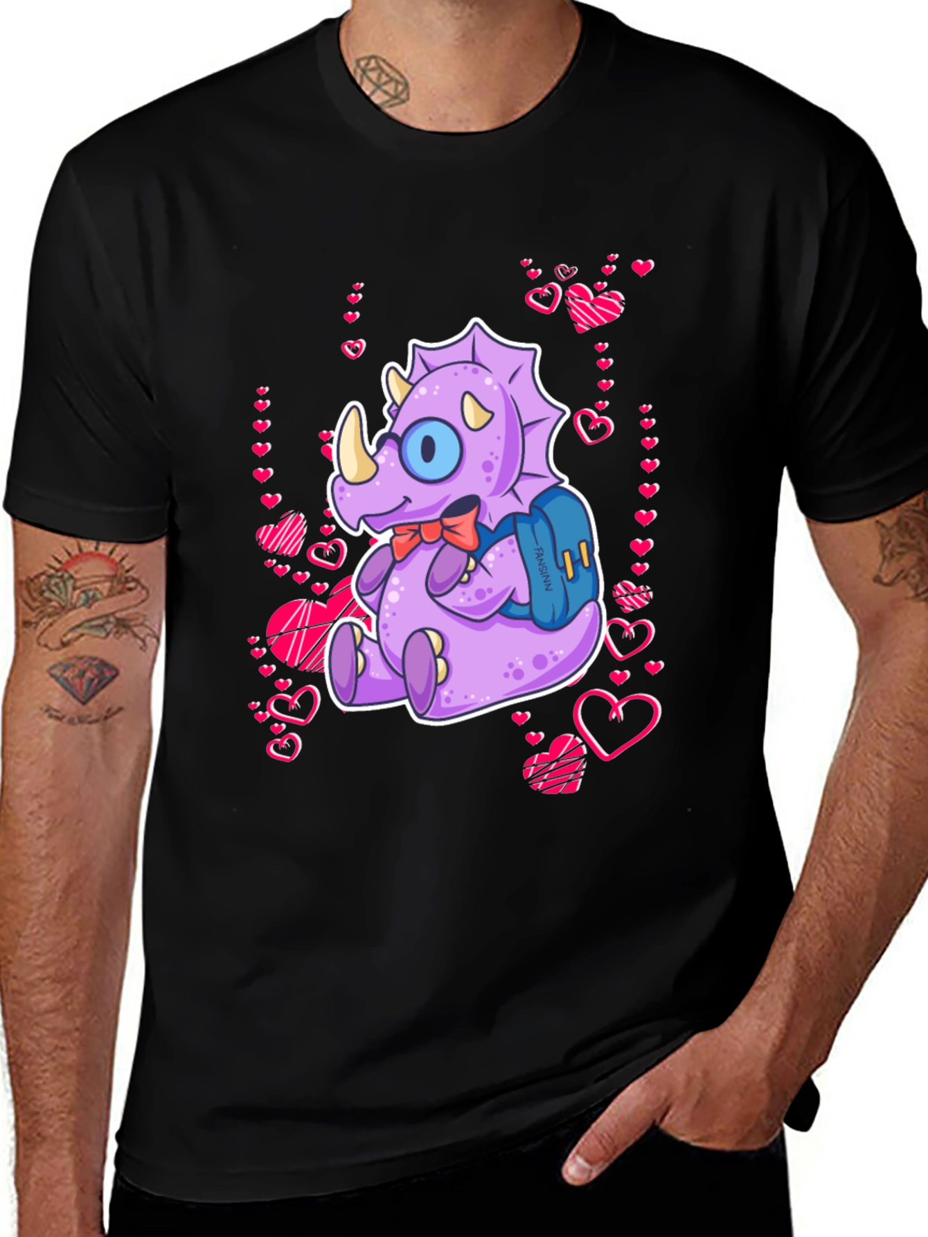 Variant 13 of Dino Valentine T-Shirt
