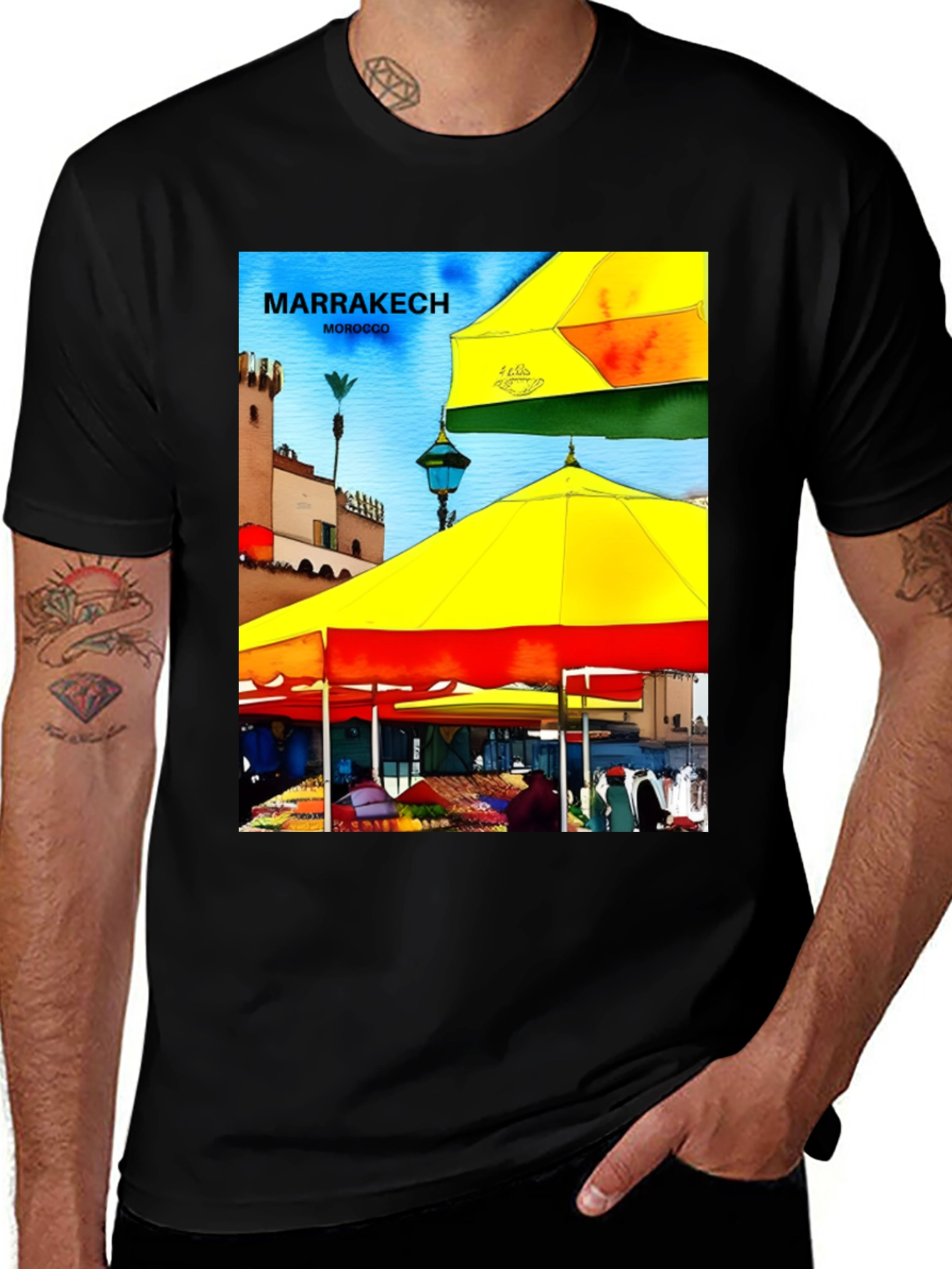 Marrakech Morocco T-Shirt - Travel Souvenir Tee