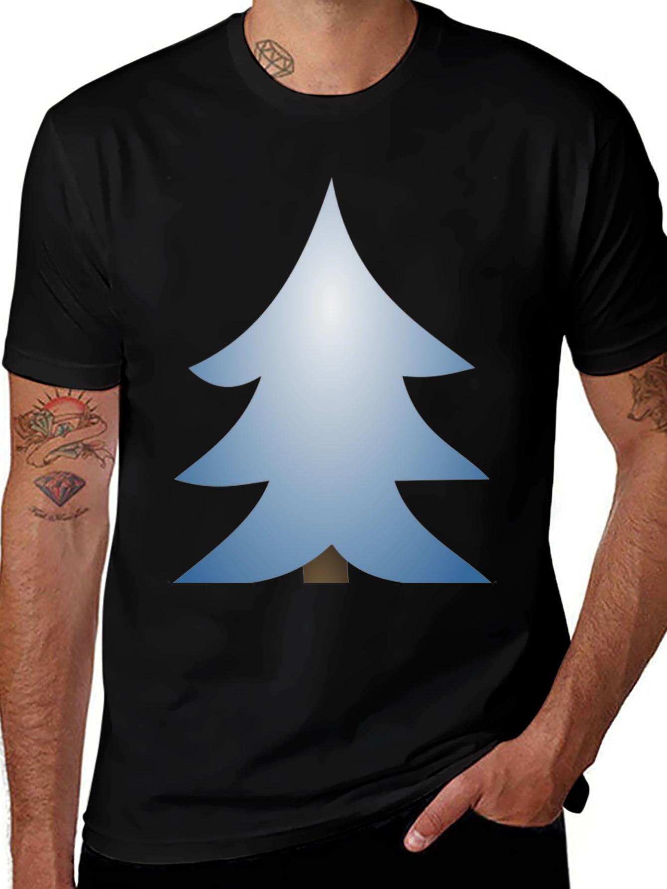 Variant 27 of Christmas Tree Graphic Tee - Festive Holiday Style