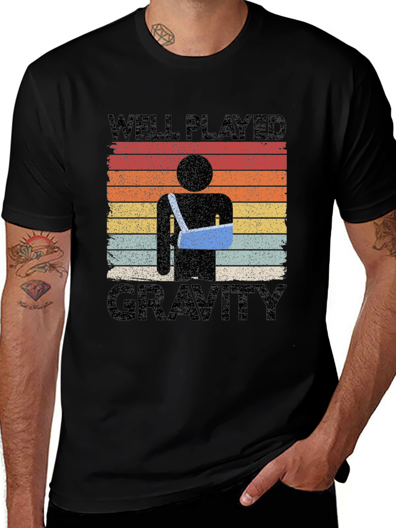 Variant 16 of Well Played Gravity T-Shirt