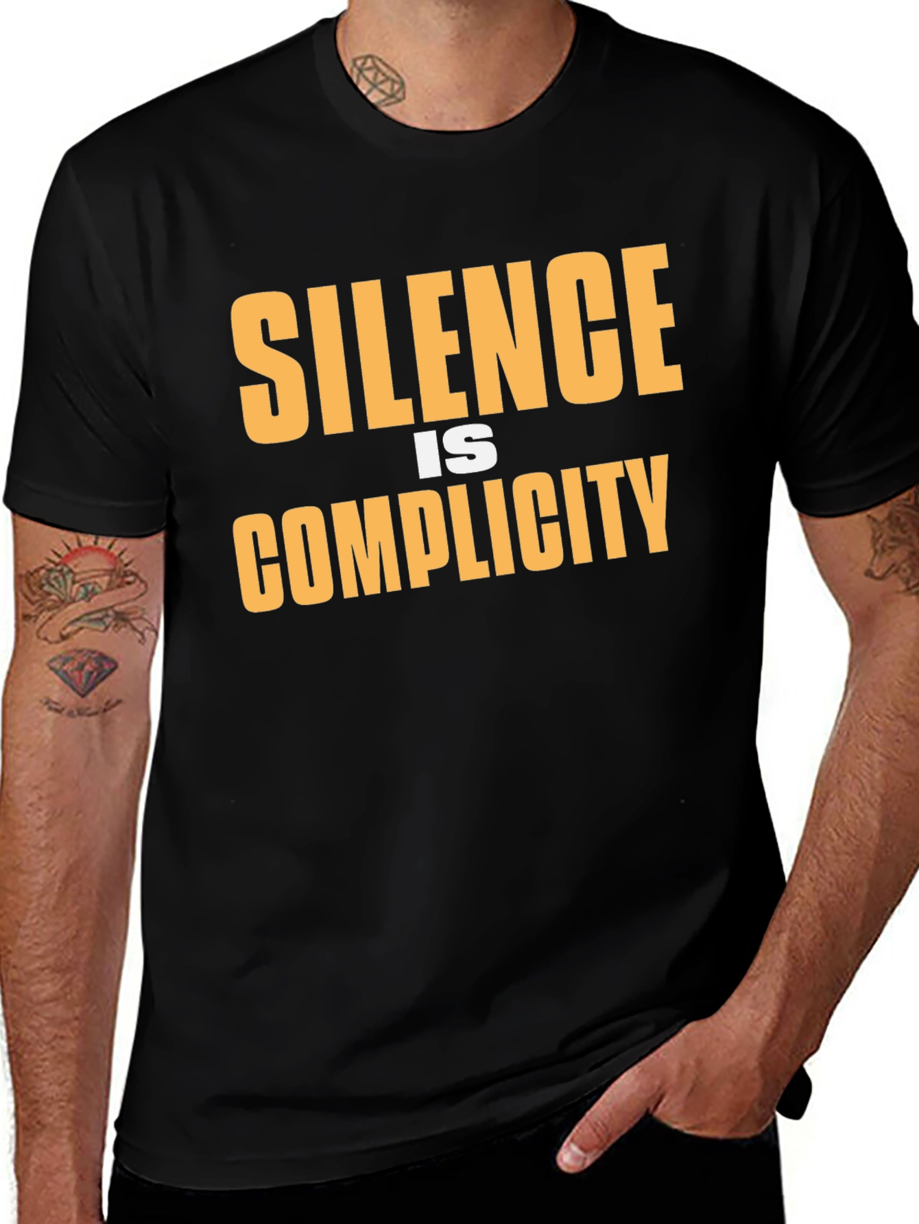 Variant 12 of Silence Is Complicity Graphic Tee