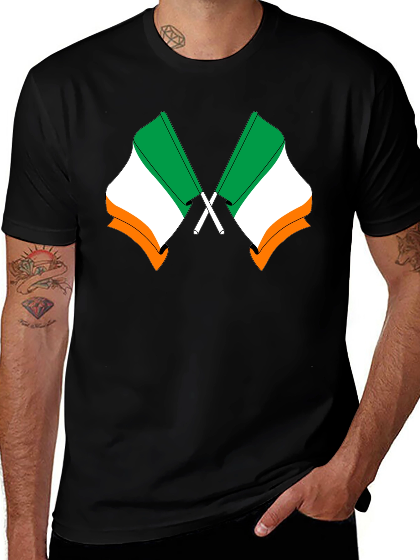 Irish Flag Graphic Tee - St. Patrick's Day Shirt