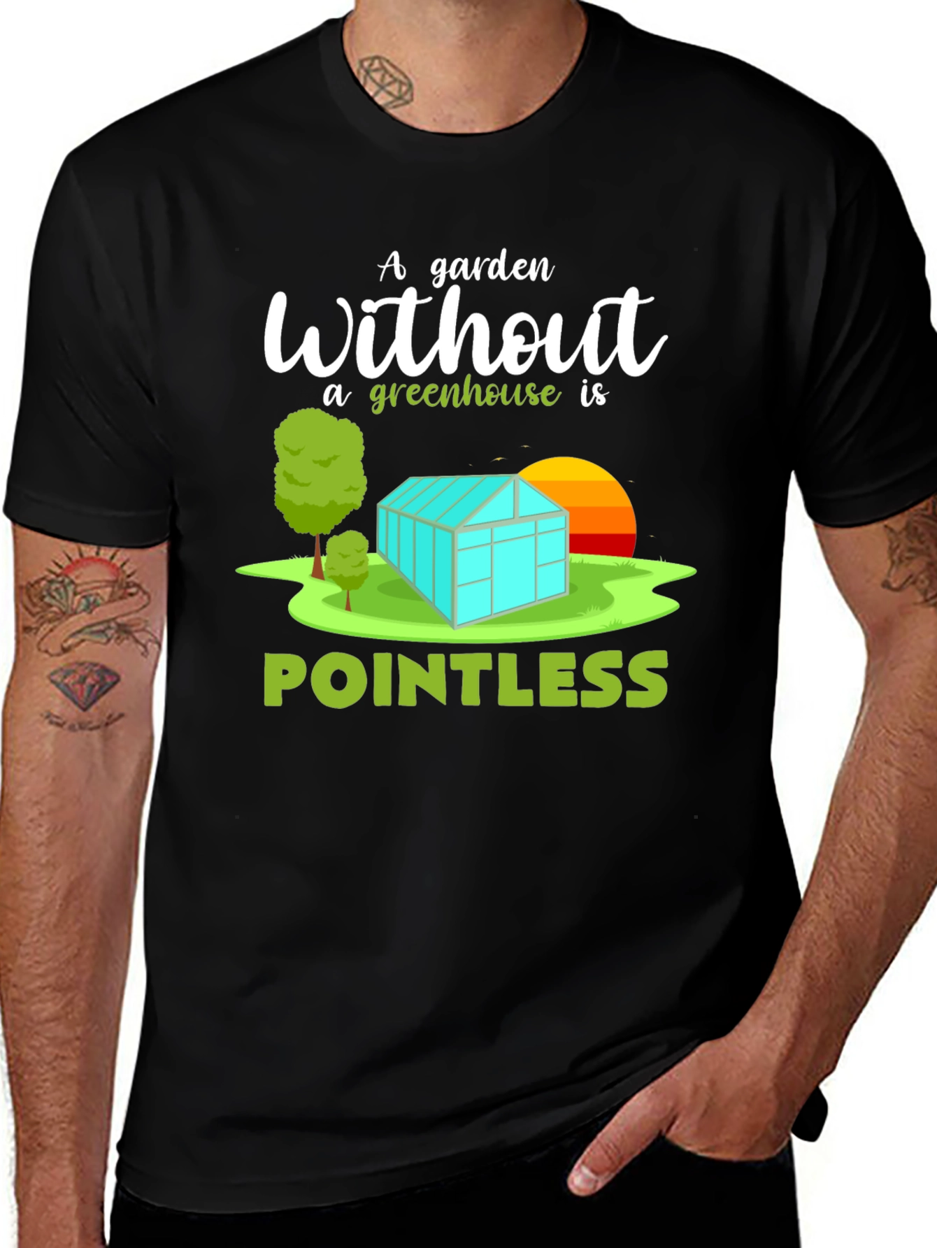 Variant 19 of Gardening T-Shirt - Greenhouse Lover Tee