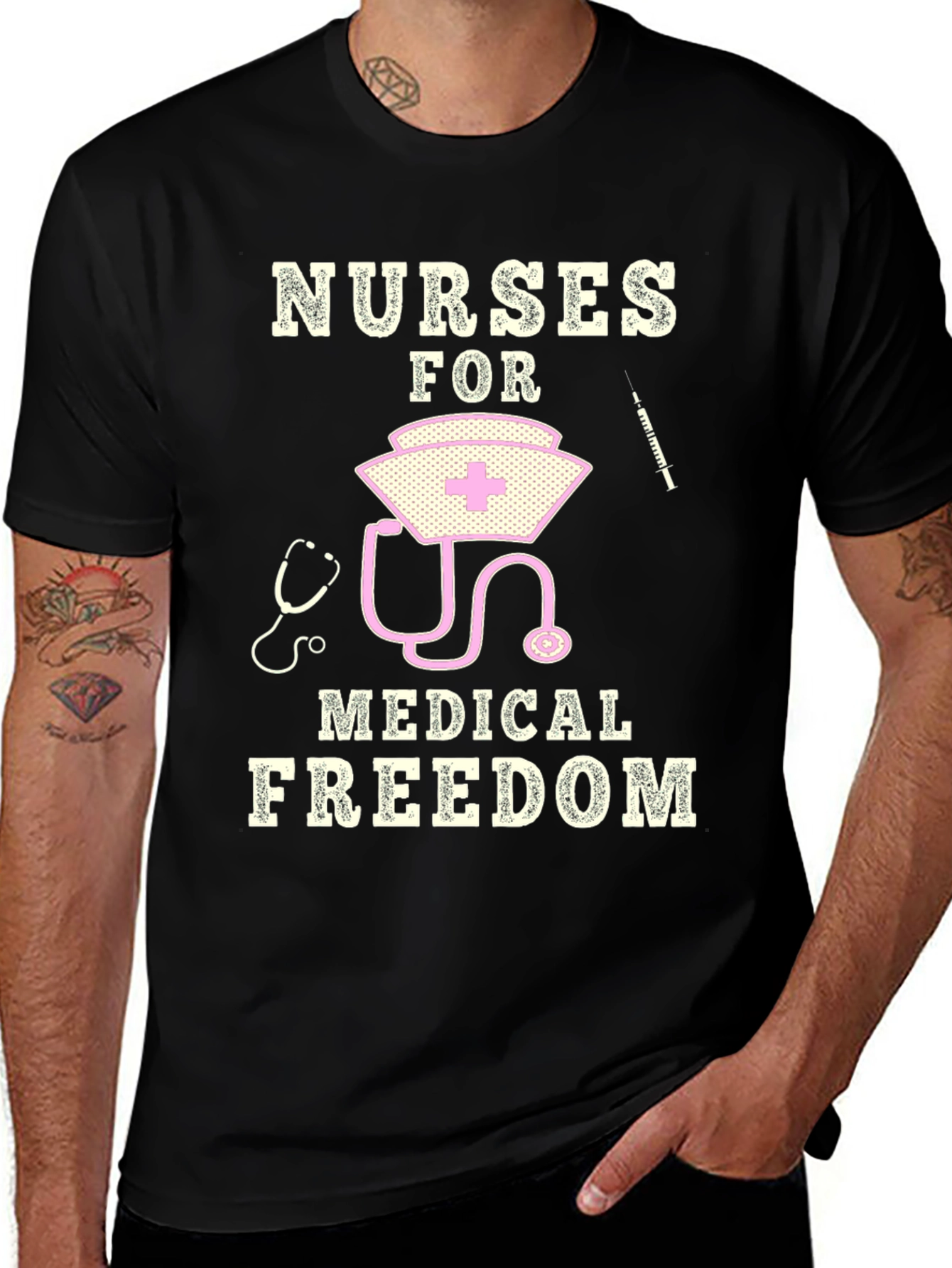 Variant 20 of Nurses for Medical Freedom Graphic Tee