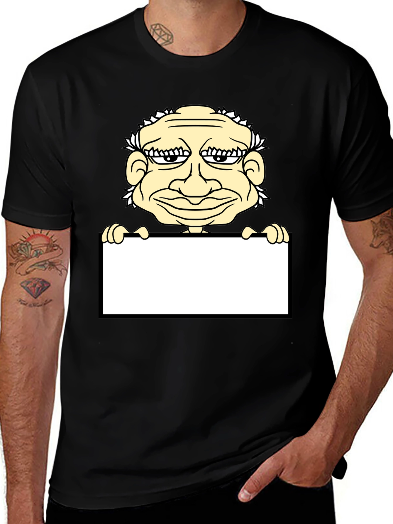 Variant 5 of Funny Cartoon Man T-Shirt - Graphic Tee