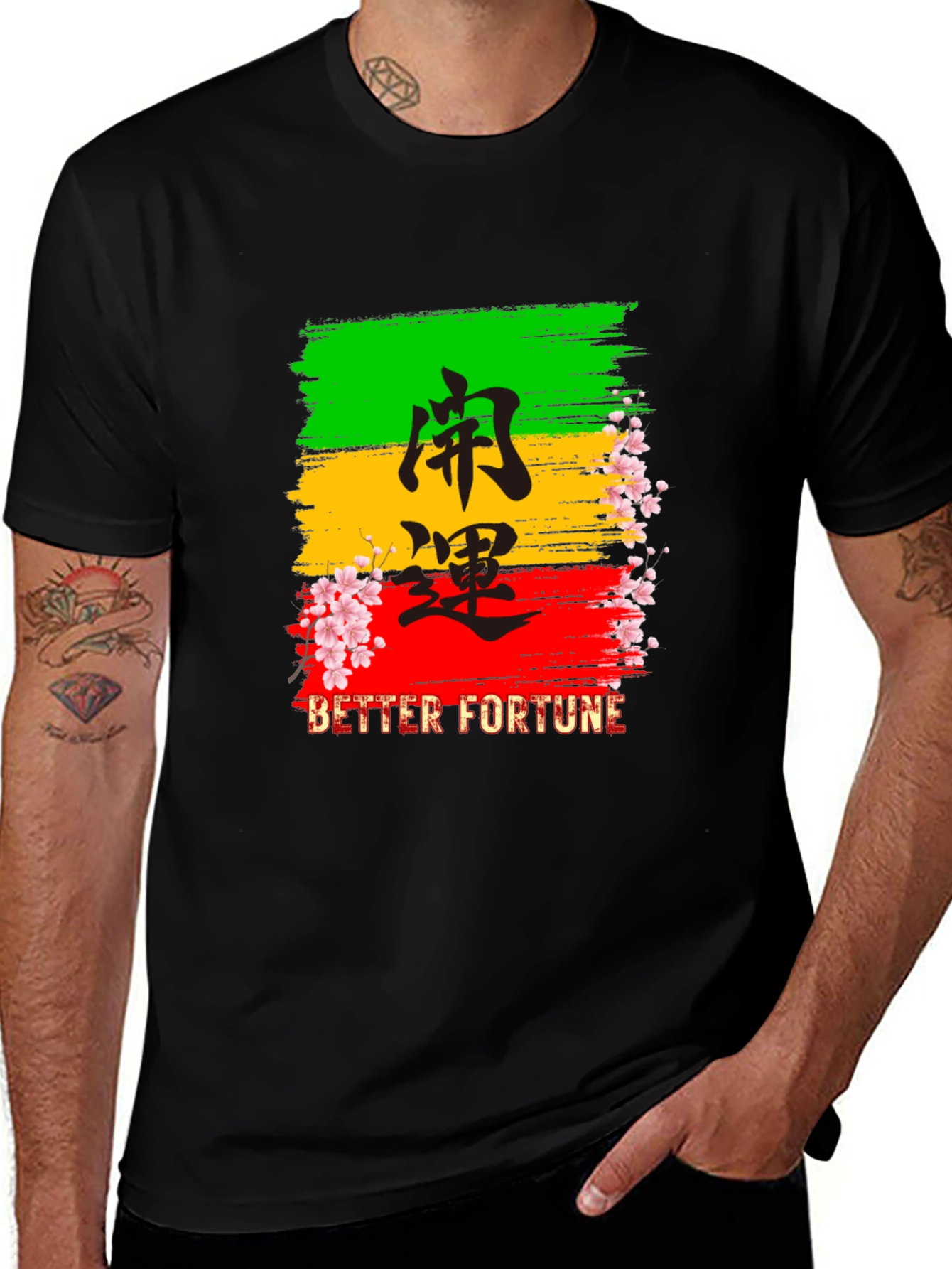 Variant 26 of Better Fortune Graphic Tee - Stylish and Unique