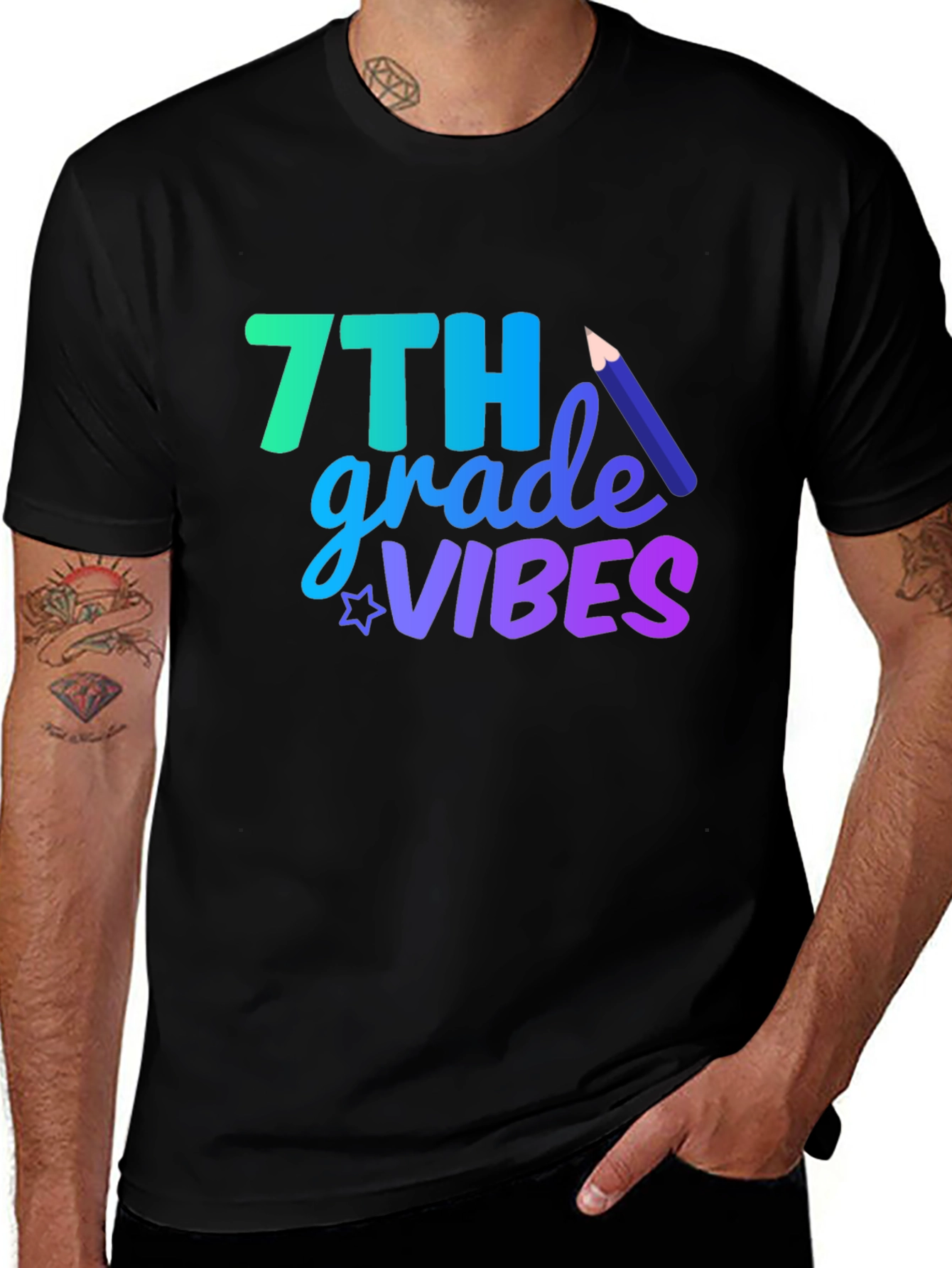 7th Grade Vibes T-Shirt - Back to School