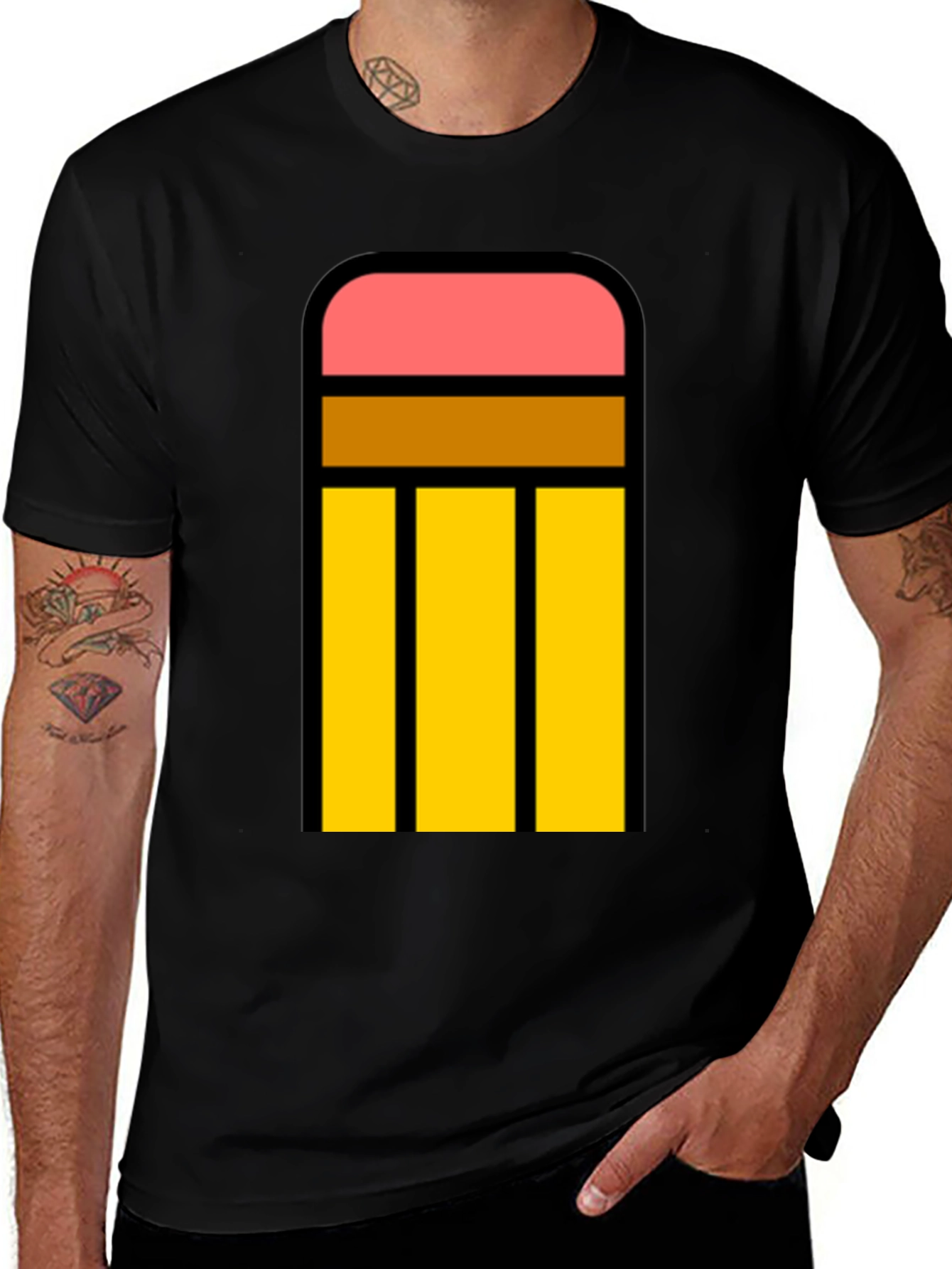 Variant 21 of Pencil Graphic T-Shirt - Back to School Style